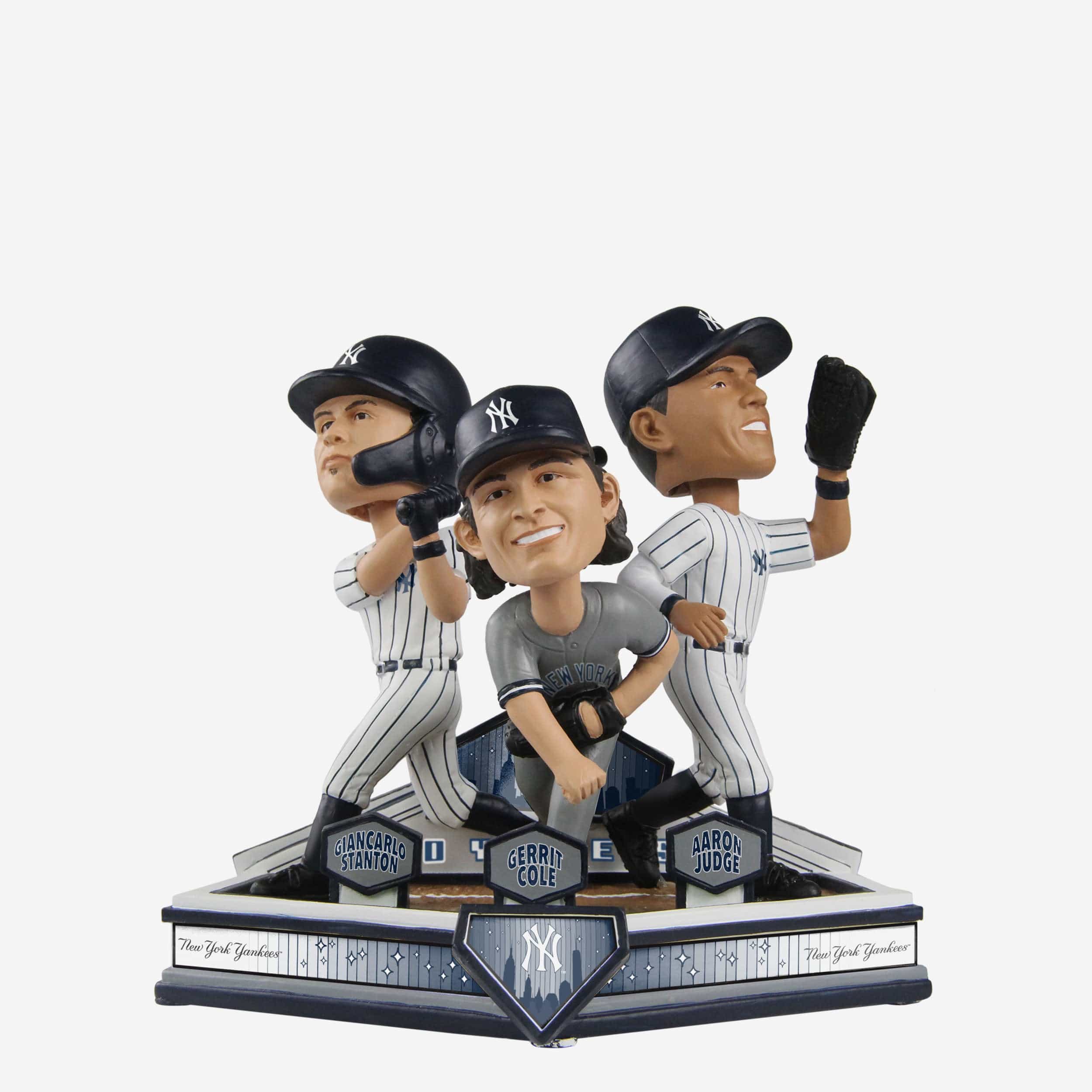 Gerrit Cole & Giancarlo Stanton & Aaron Judge New York Yankees Triple Bobblehead
