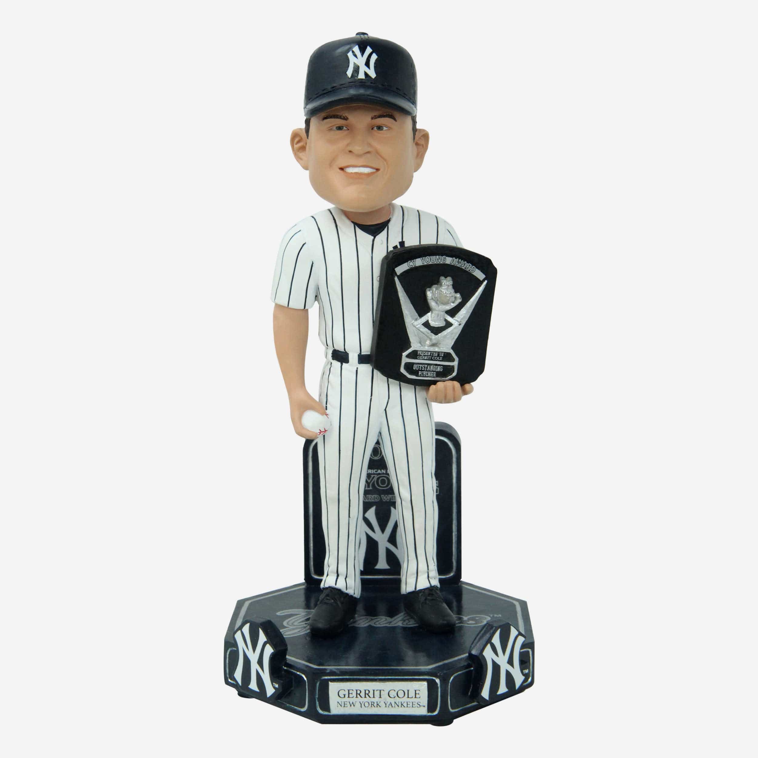 Gerrit Cole New York Yankees 2023 AL Cy Young Award Bobblehead