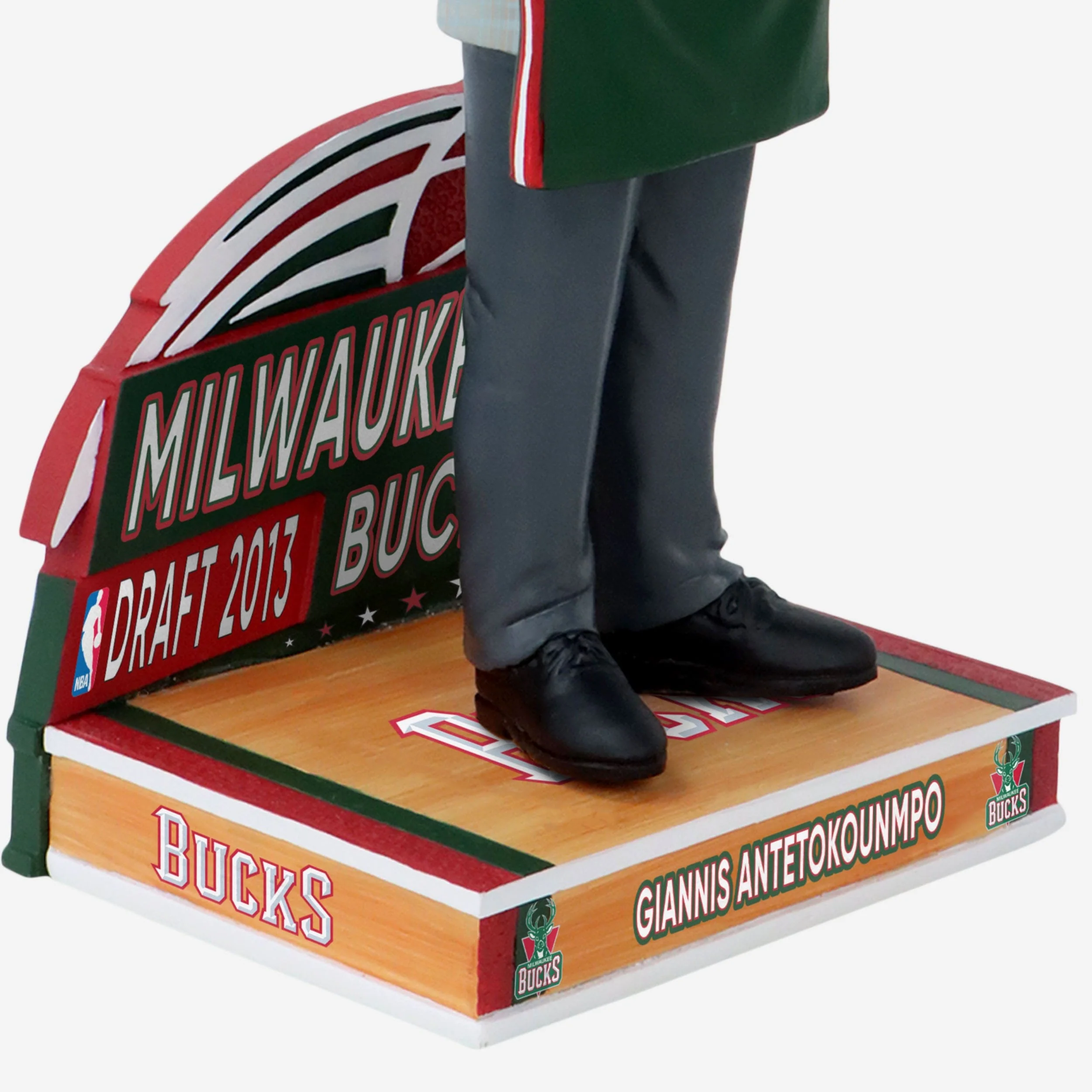Giannis Antetokounmpo Milwaukee Bucks 2013 Draft Pick Bobblehead - Image 3