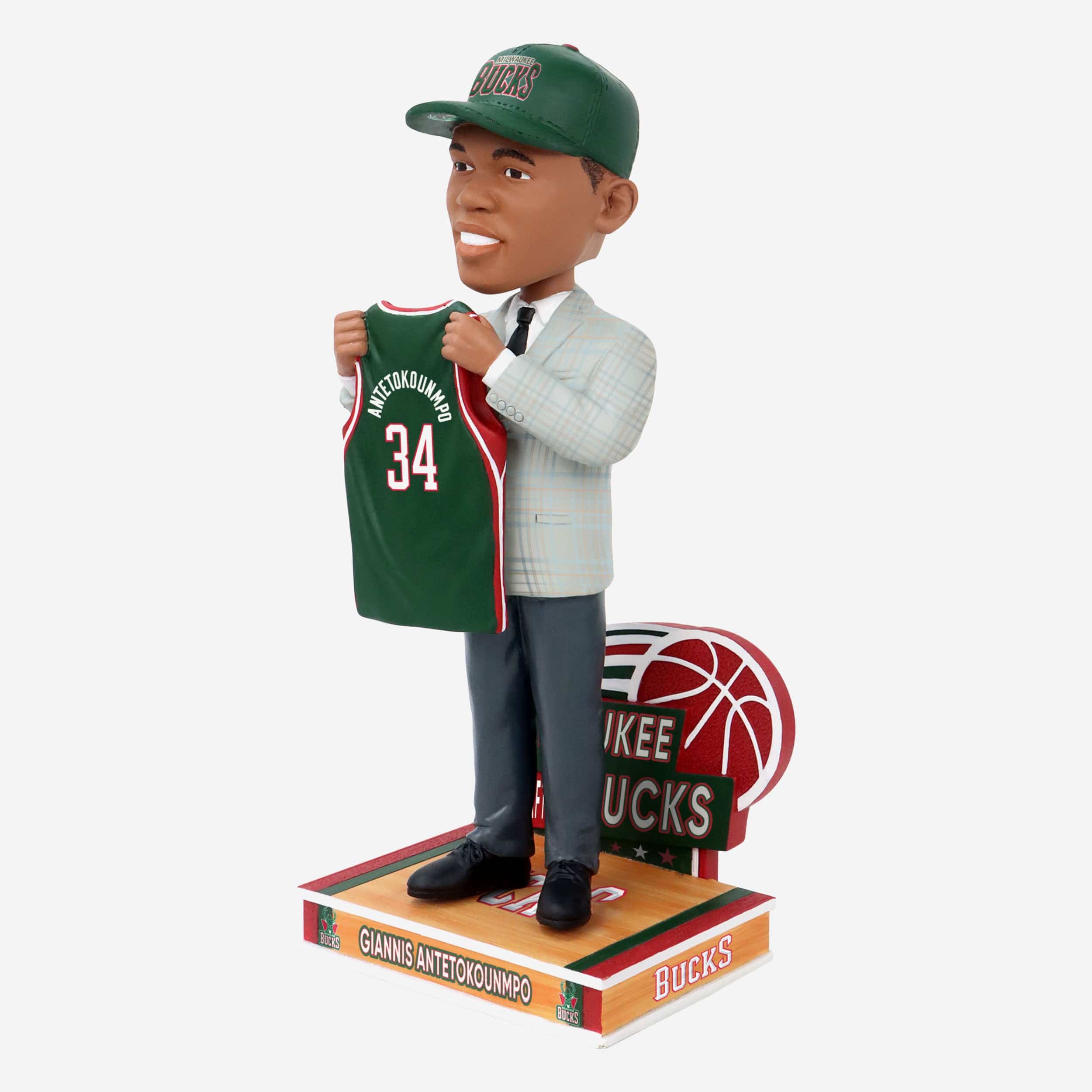 Giannis Antetokounmpo Milwaukee Bucks 2013 Draft Pick Bobblehead - Image 4