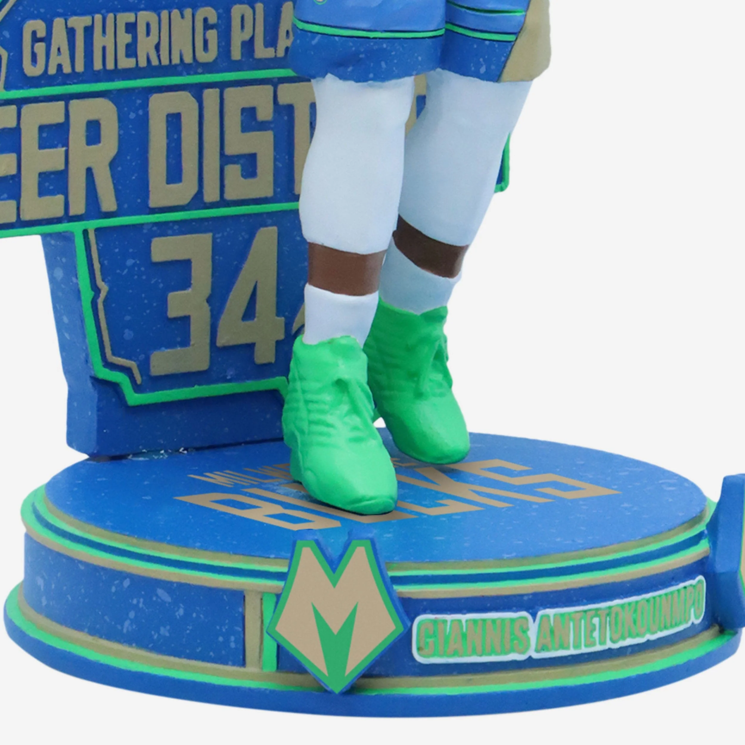Giannis Antetokounmpo Milwaukee Bucks 2024 City Jersey Bobblehead - Image 3