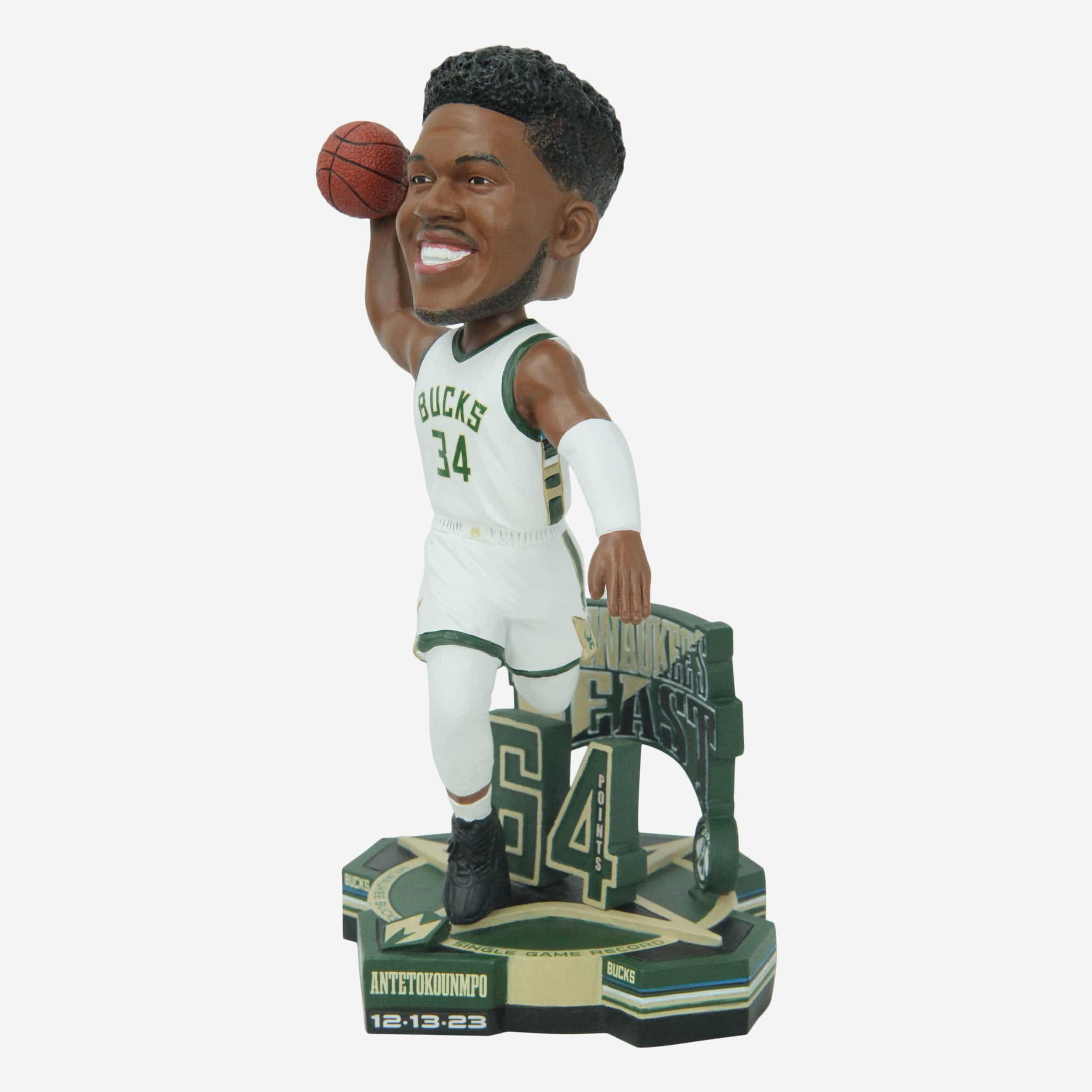 Giannis Antetokounmpo Milwaukee Bucks 64 Point Game Bobblehead - Image 4