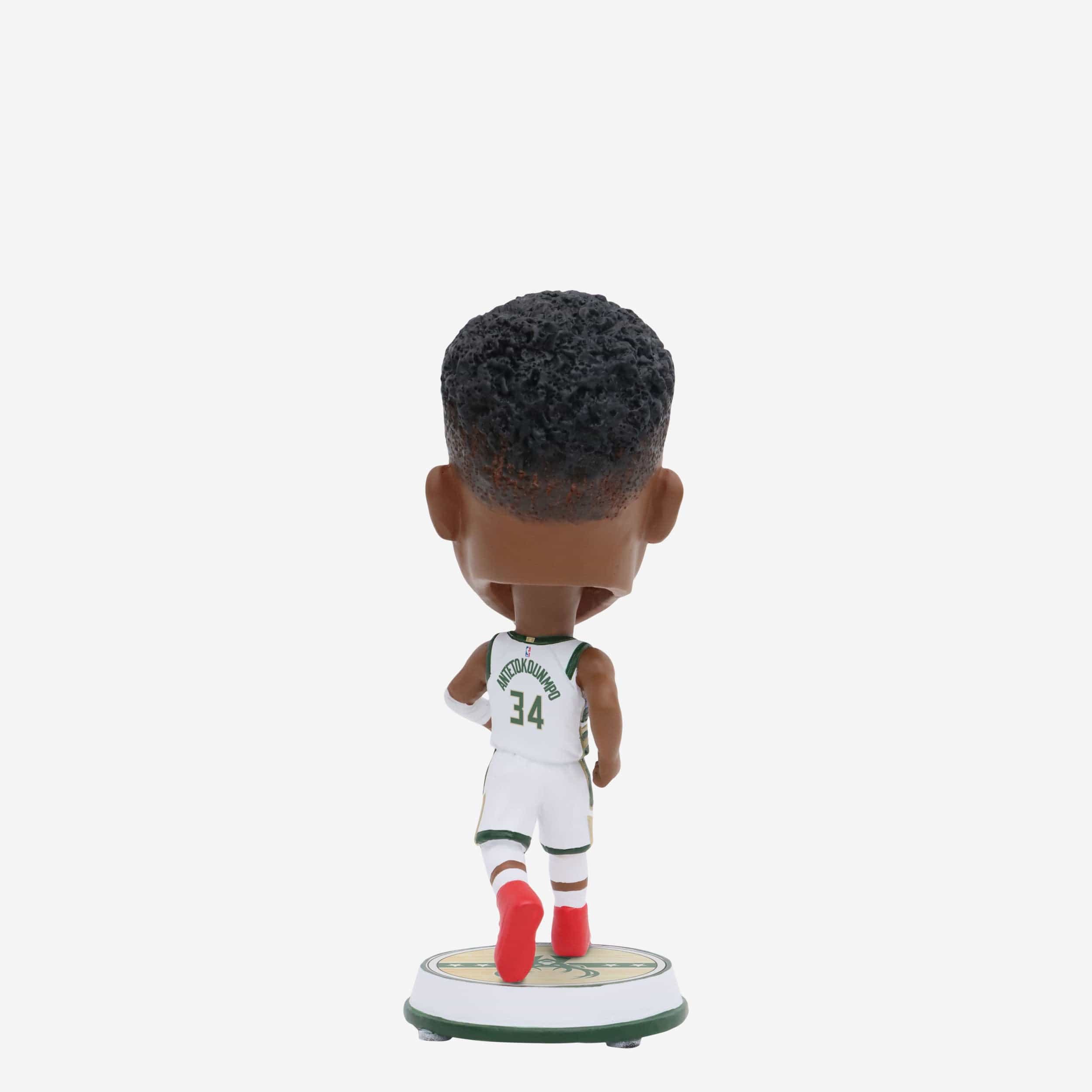 Giannis Antetokounmpo Milwaukee Bucks Court Stripe Mini Bighead Bobblehead - Image 5