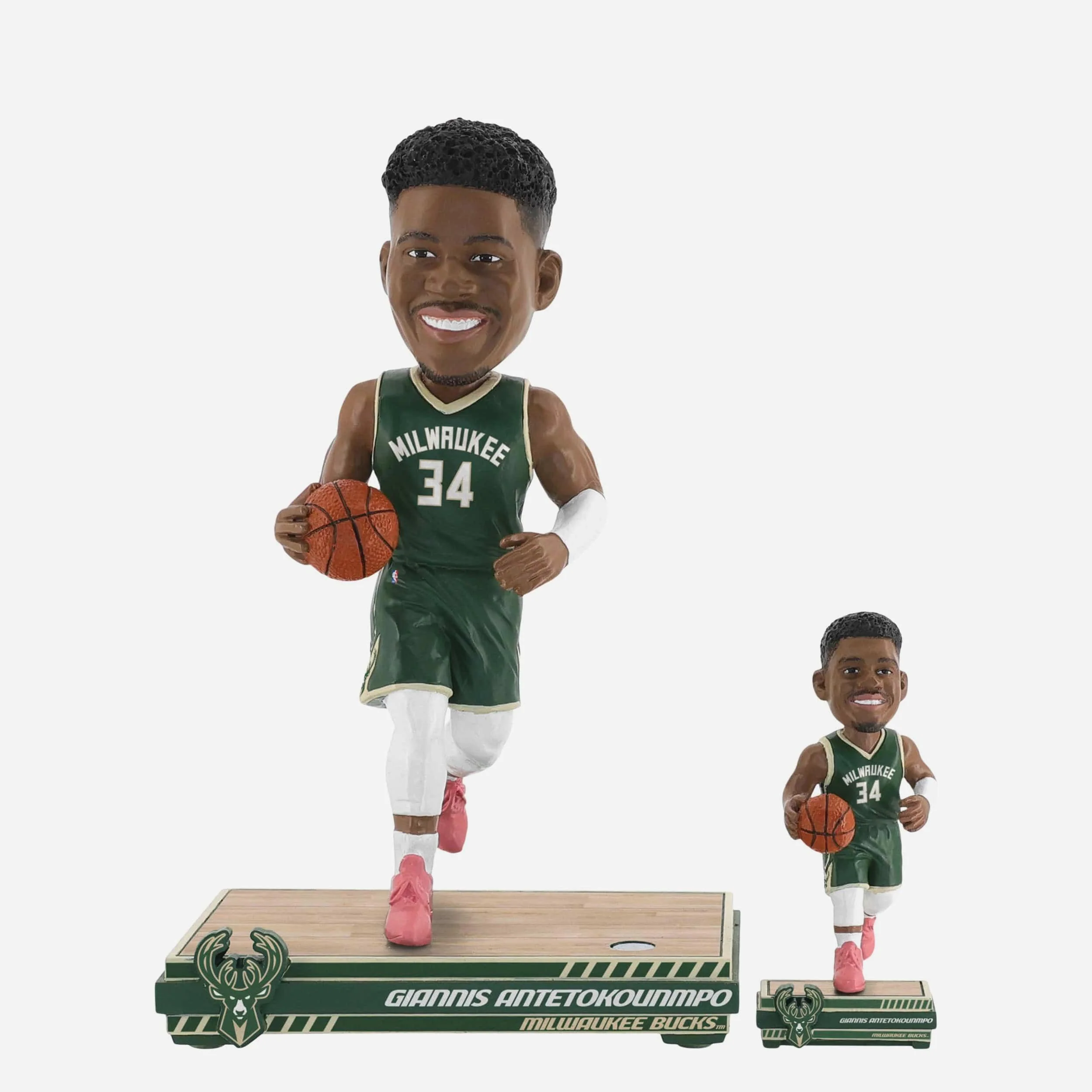 Giannis Antetokounmpo Milwaukee Bucks Magnetized Bobble Dubblz Bobblehead - Image 6