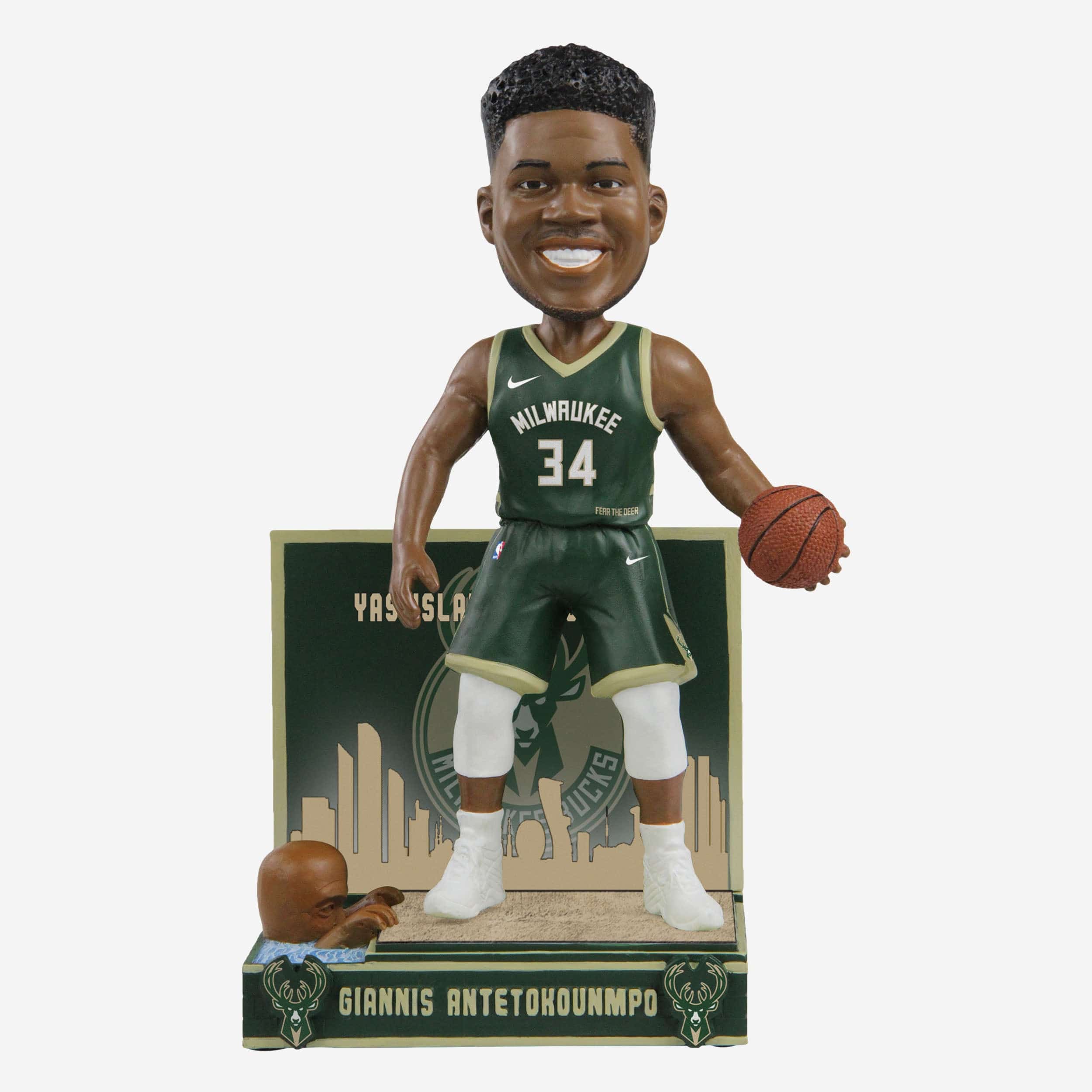 Giannis Antetokounmpo Milwaukee Bucks NBA Abu Dhabi Games 2022 Bobblehead