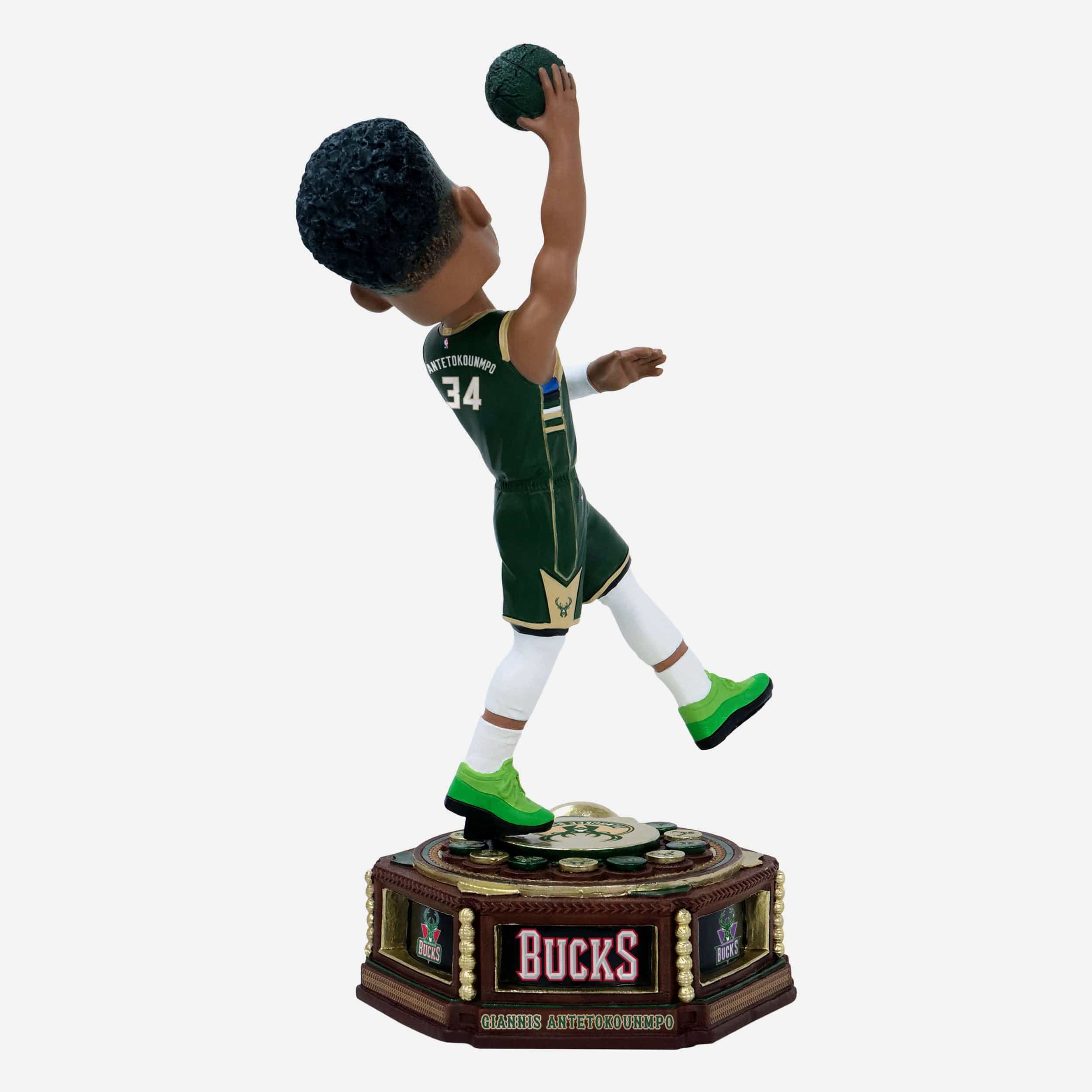 Giannis Antetokounmpo Milwaukee Bucks Patch Collection Bobblehead - Image 5