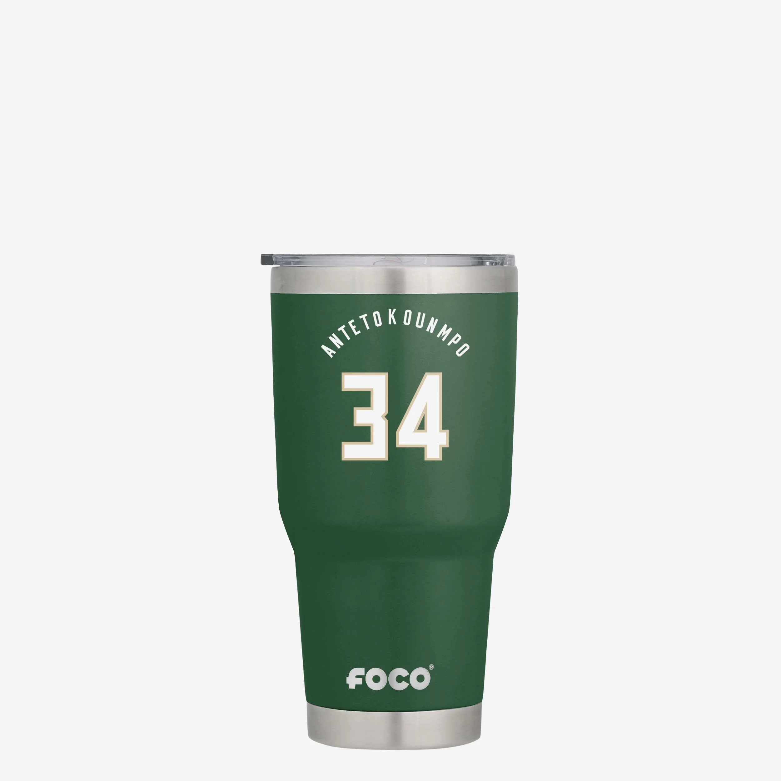 Giannis Antetokounmpo Milwaukee Bucks Team Logo 30 oz Player Tumbler