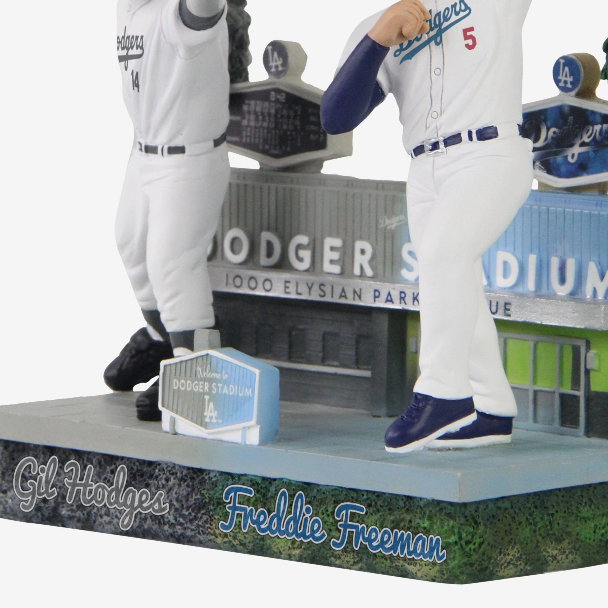 Gil Hodges & Freddie Freeman Los Angeles Dodgers Then and Now Bobblehead - Image 4
