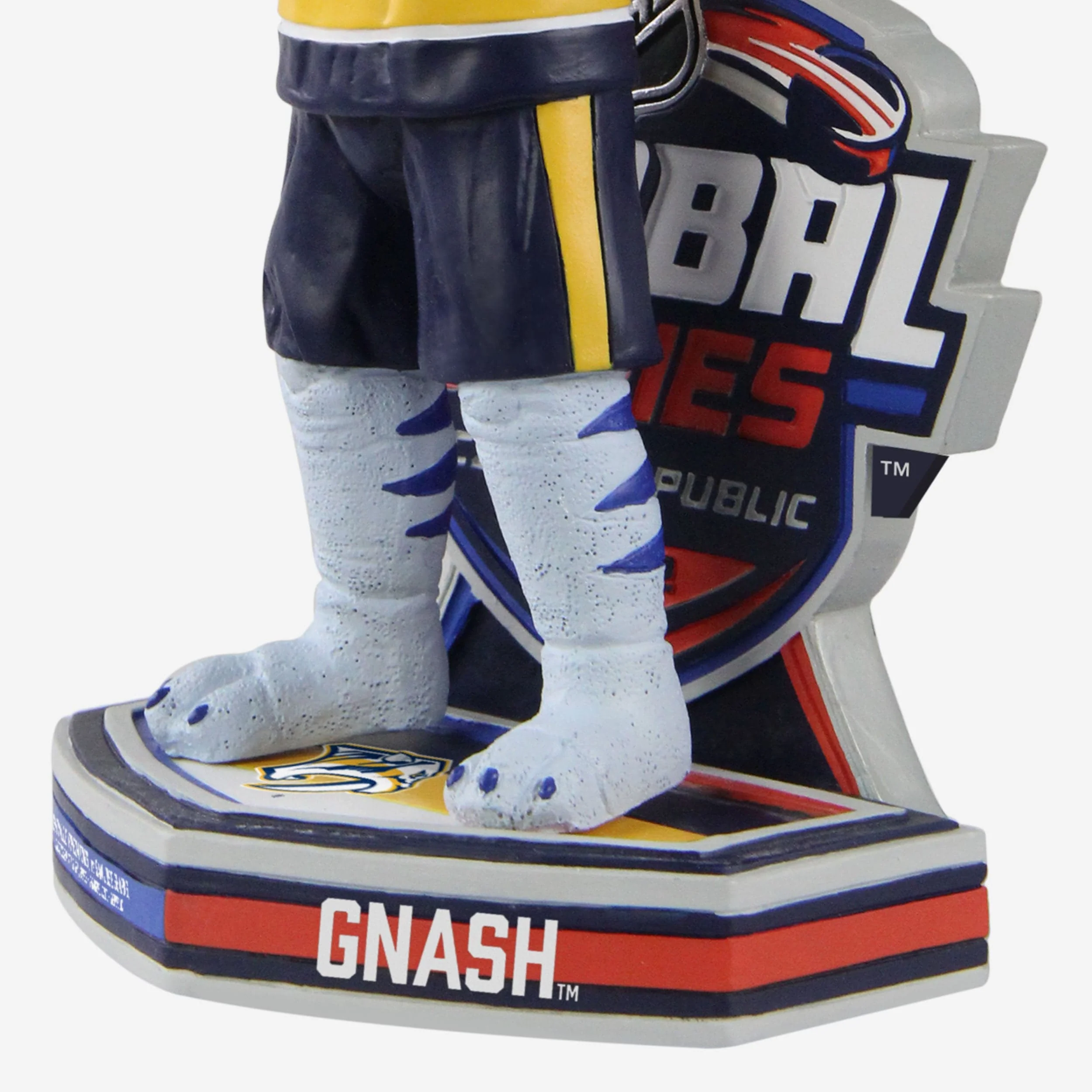 Gnash Nashville Predators 2022 NHL Global Series Mascot Bobblehead - Image 3