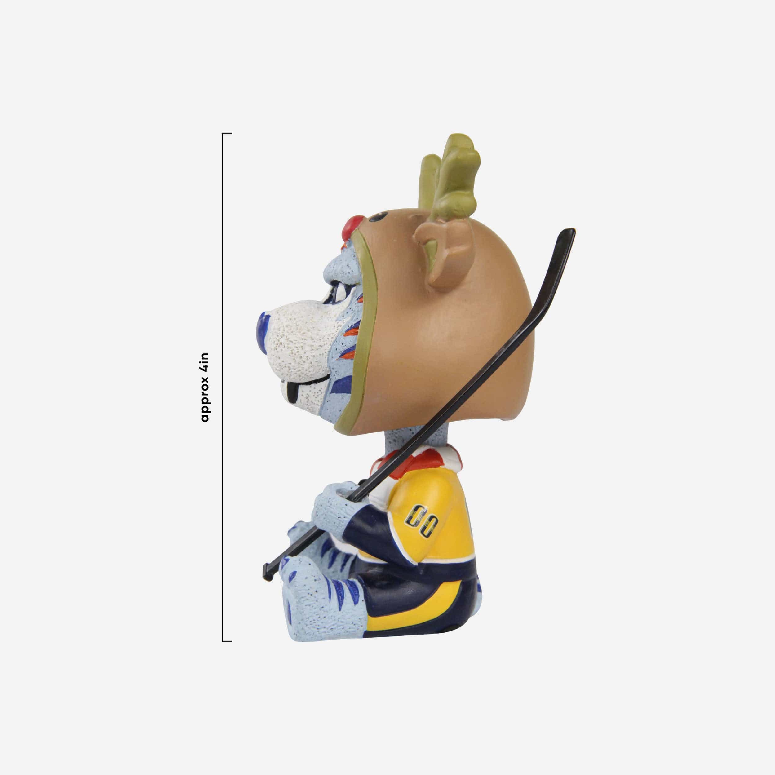 Gnash Nashville Predators Christmas Mascot Bobble Bro Mini Bobblehead - Image 3