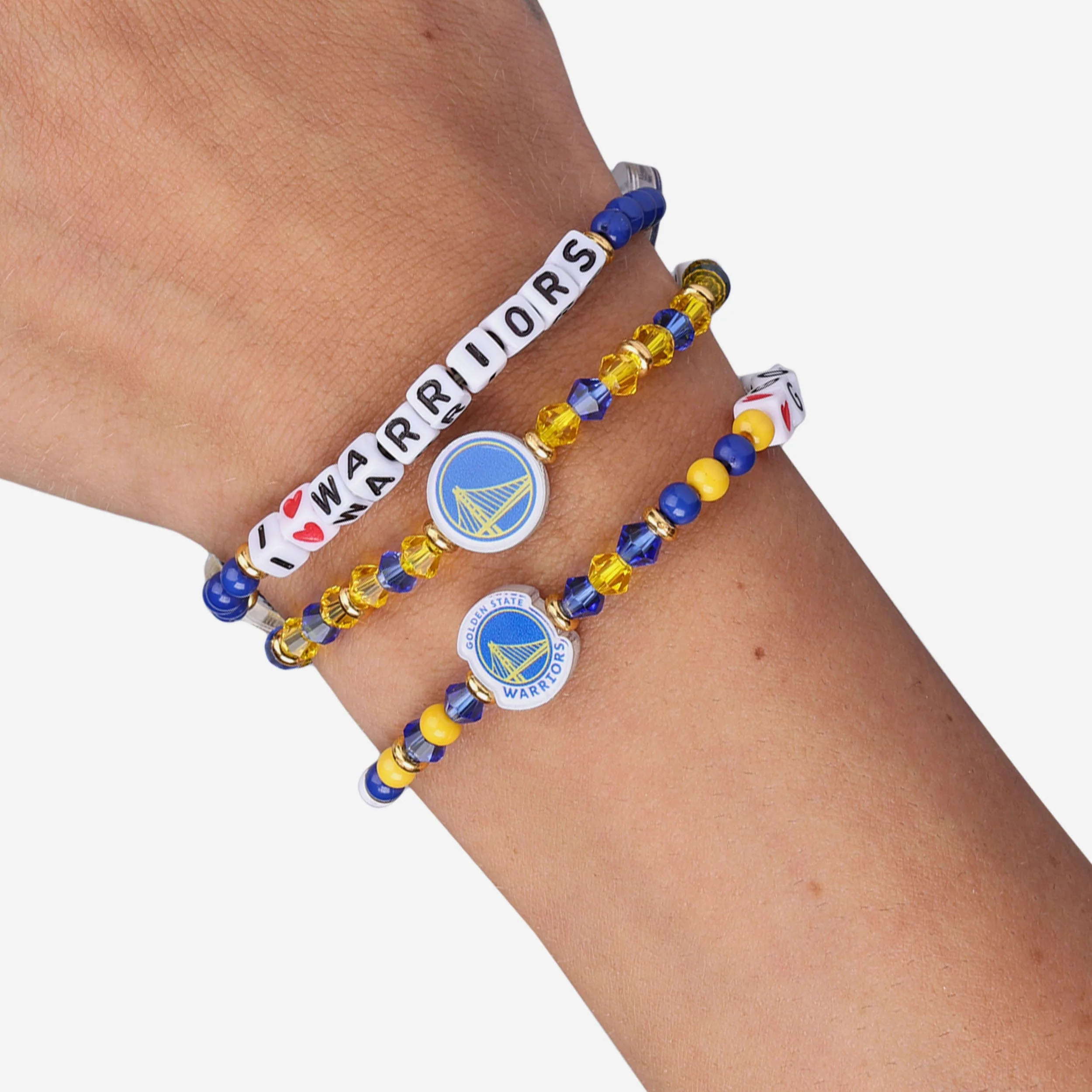 Golden State Warriors 3 Pack Friendship Bracelet - Image 4