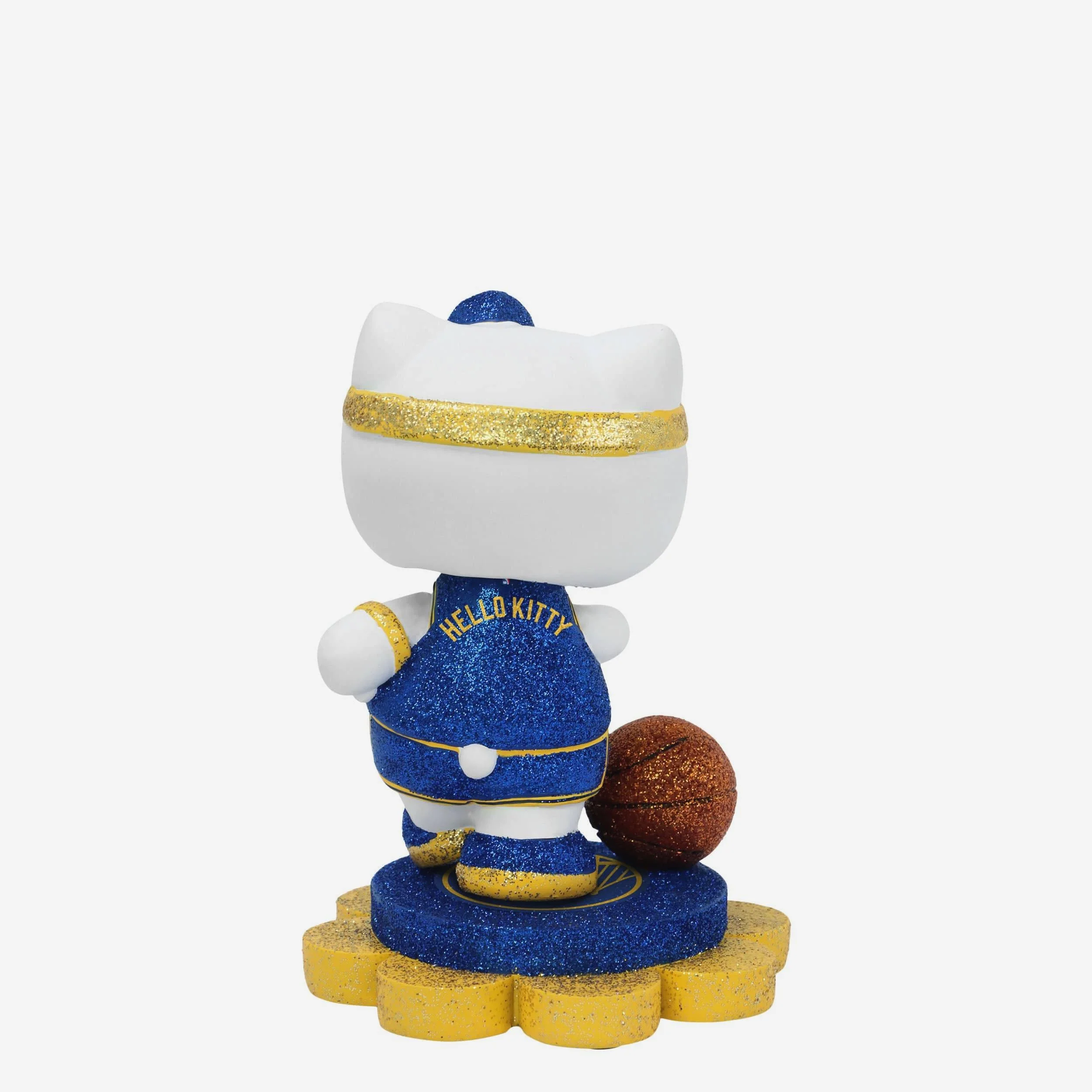 Golden State Warriors Hello Kitty® Glitter Mini Bobblehead - Image 5