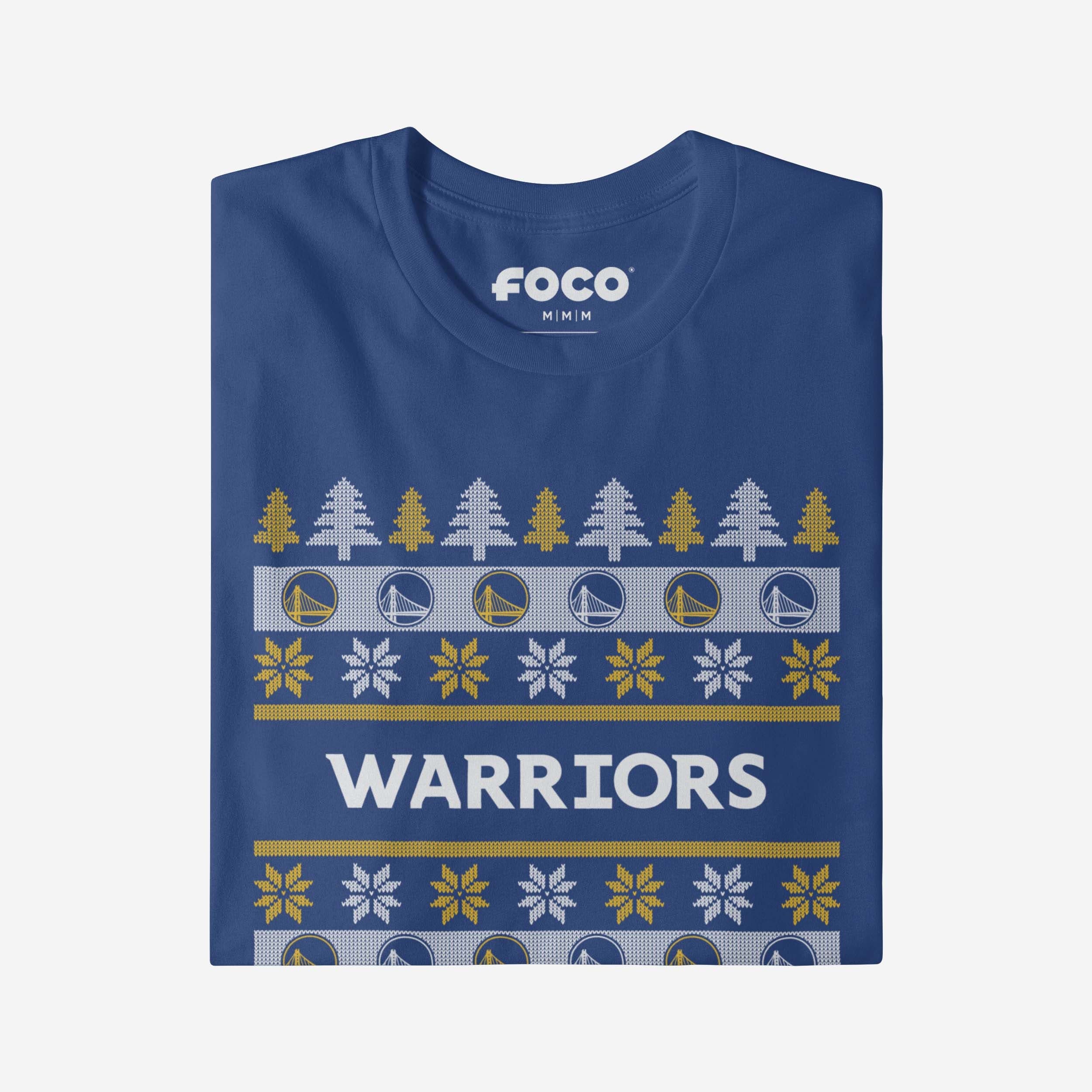 Golden State Warriors Holiday Sweater T-Shirt - Image 4