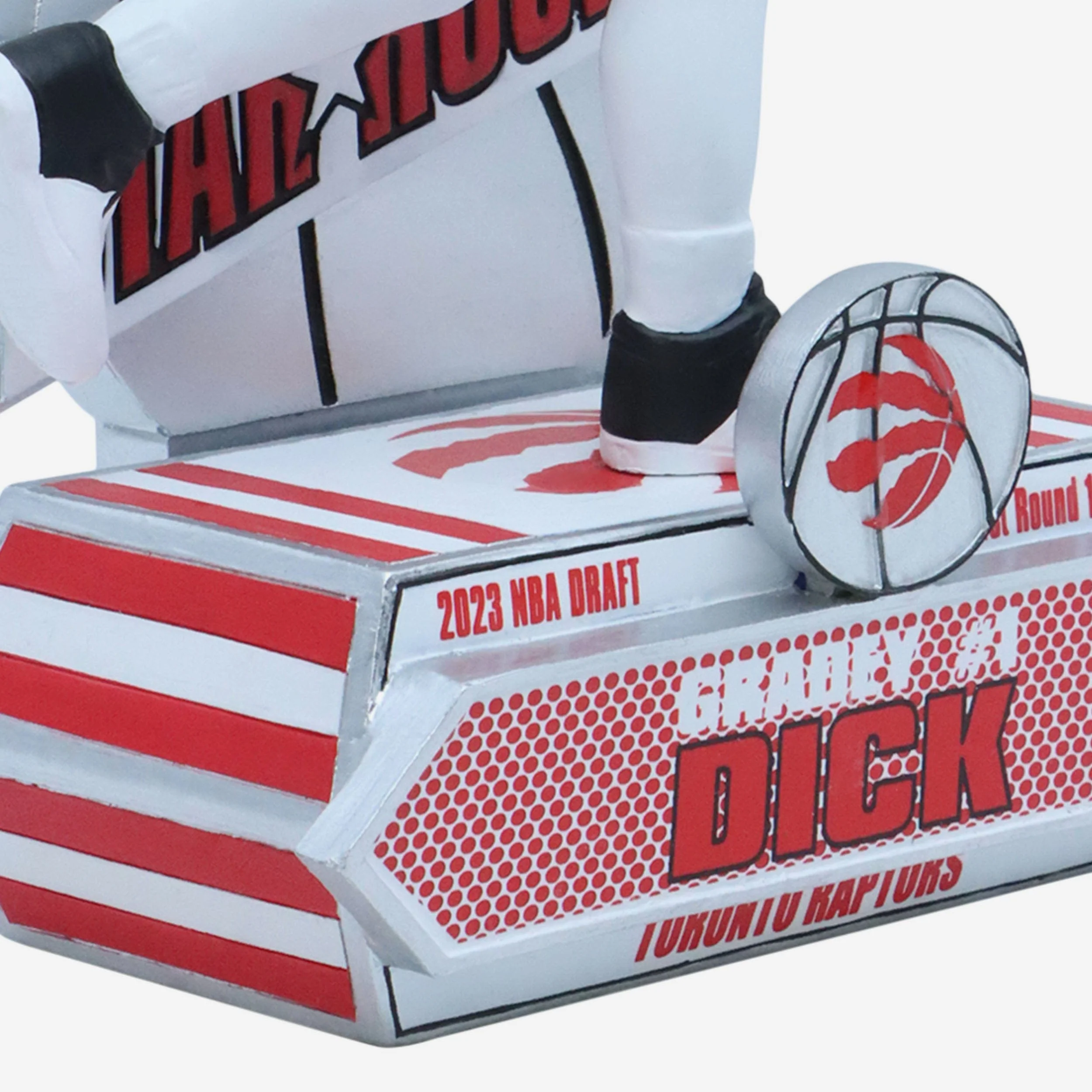 Gradey Dick Toronto Raptors 2023 Rookie Series Bobblehead - Image 3