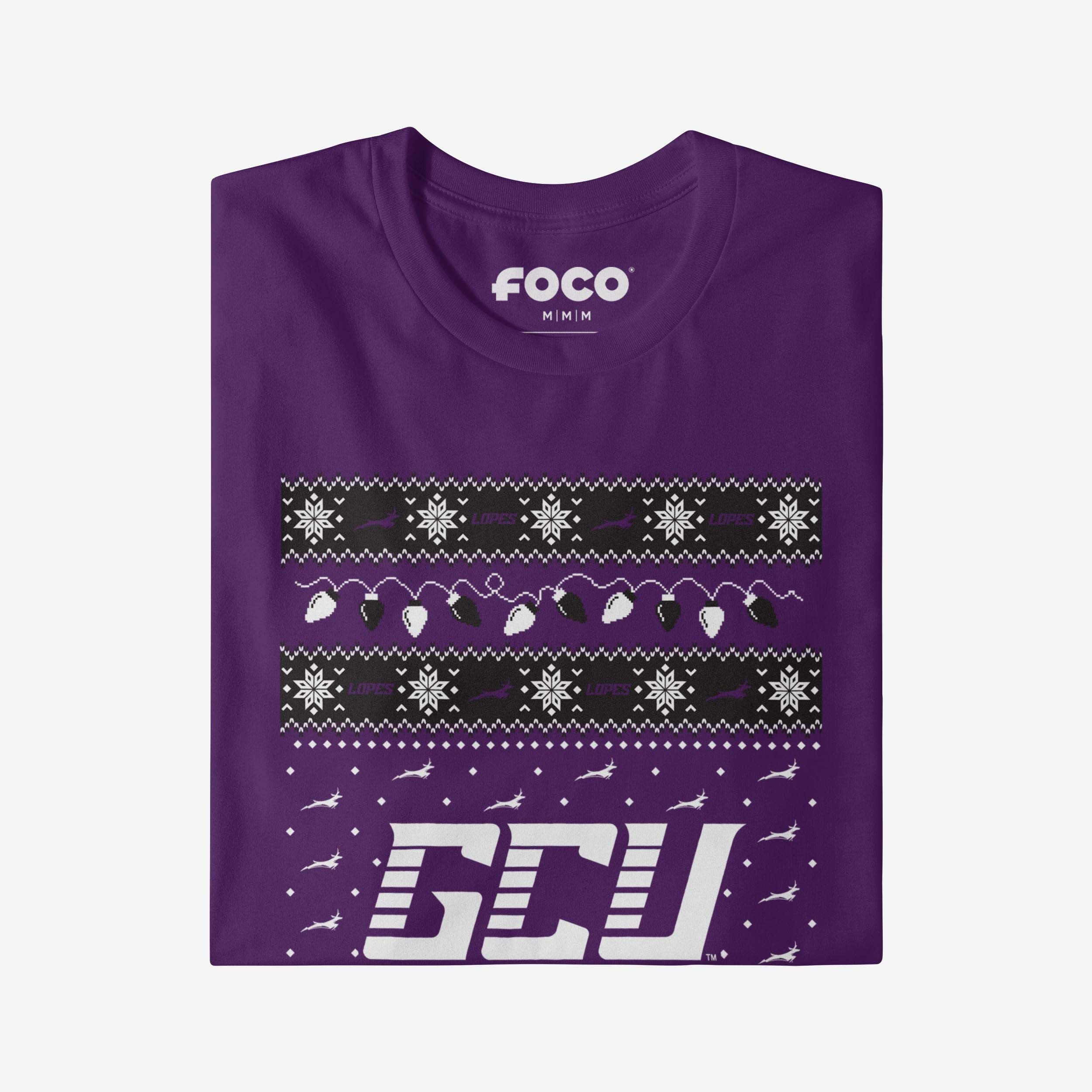Grand Canyon Antelopes Holiday Lights Sweater T-Shirt - Image 4