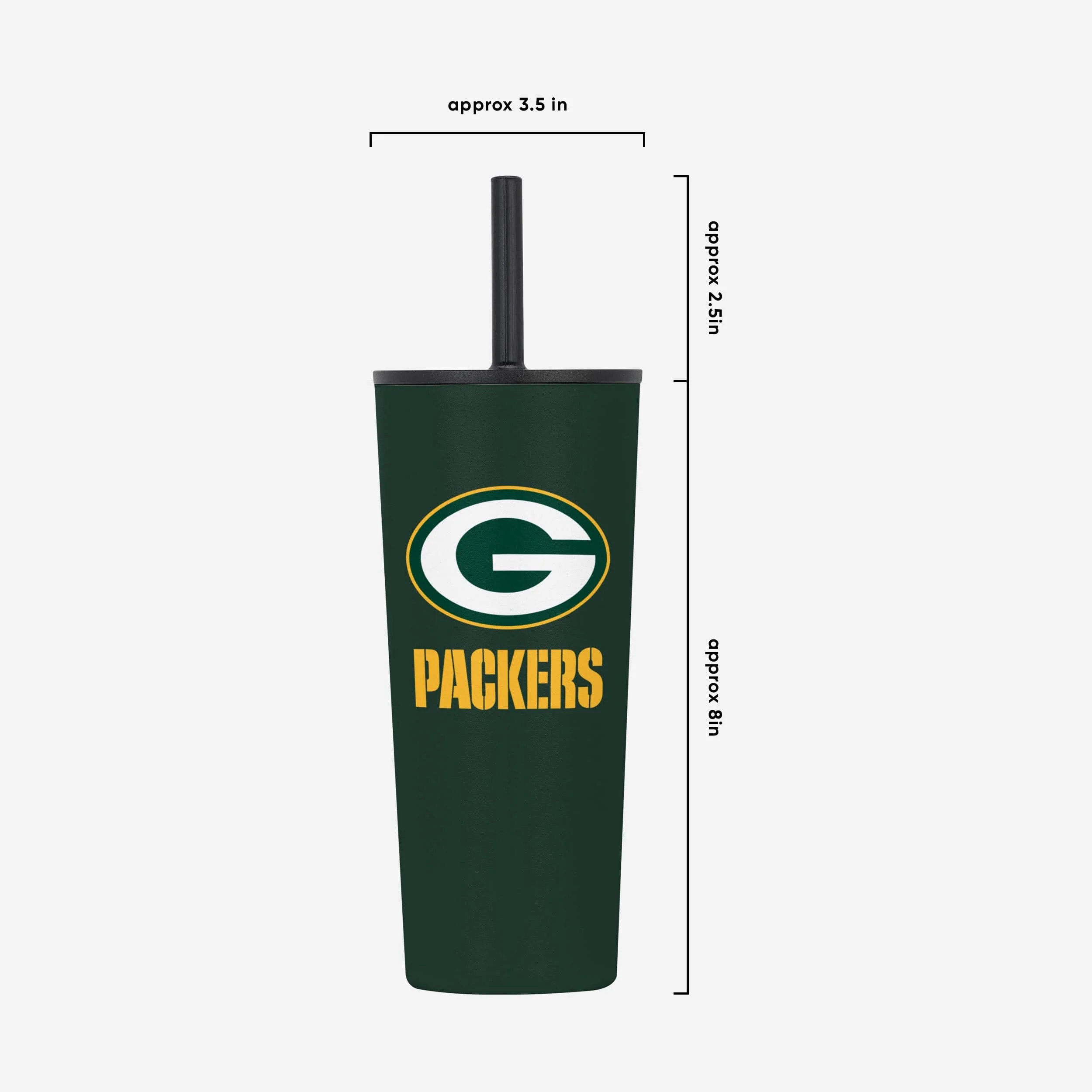 Green Bay Packers 22 oz Travel Tumbler - Image 5