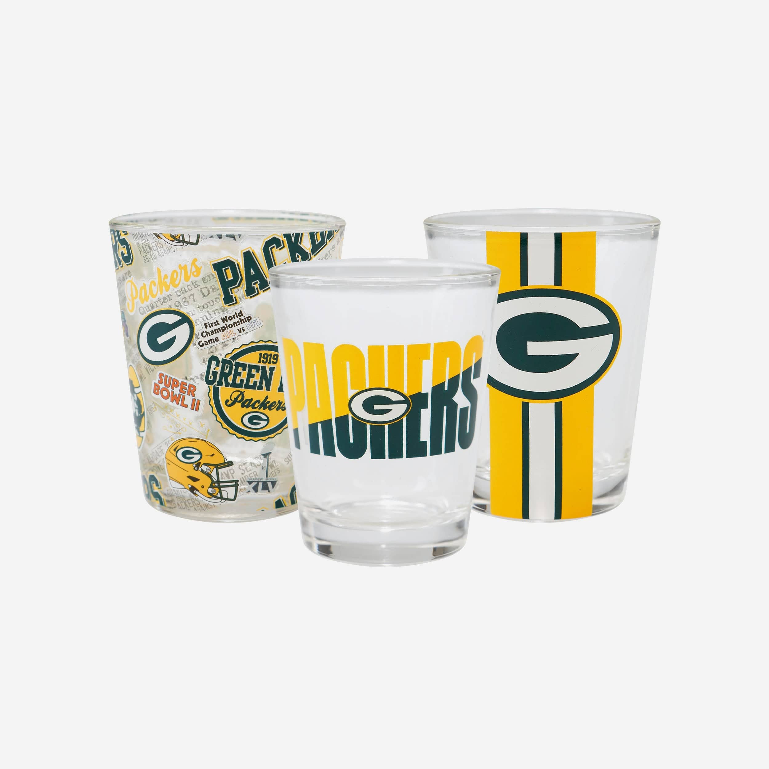 Green Bay Packers 3 Pack Shot Glass