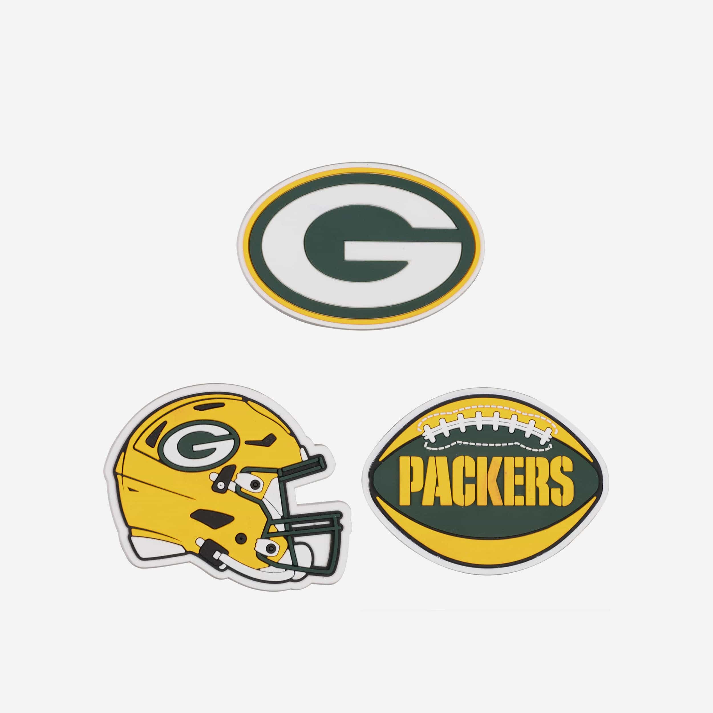Green Bay Packers 3 Pack Tailgate Tote Charms