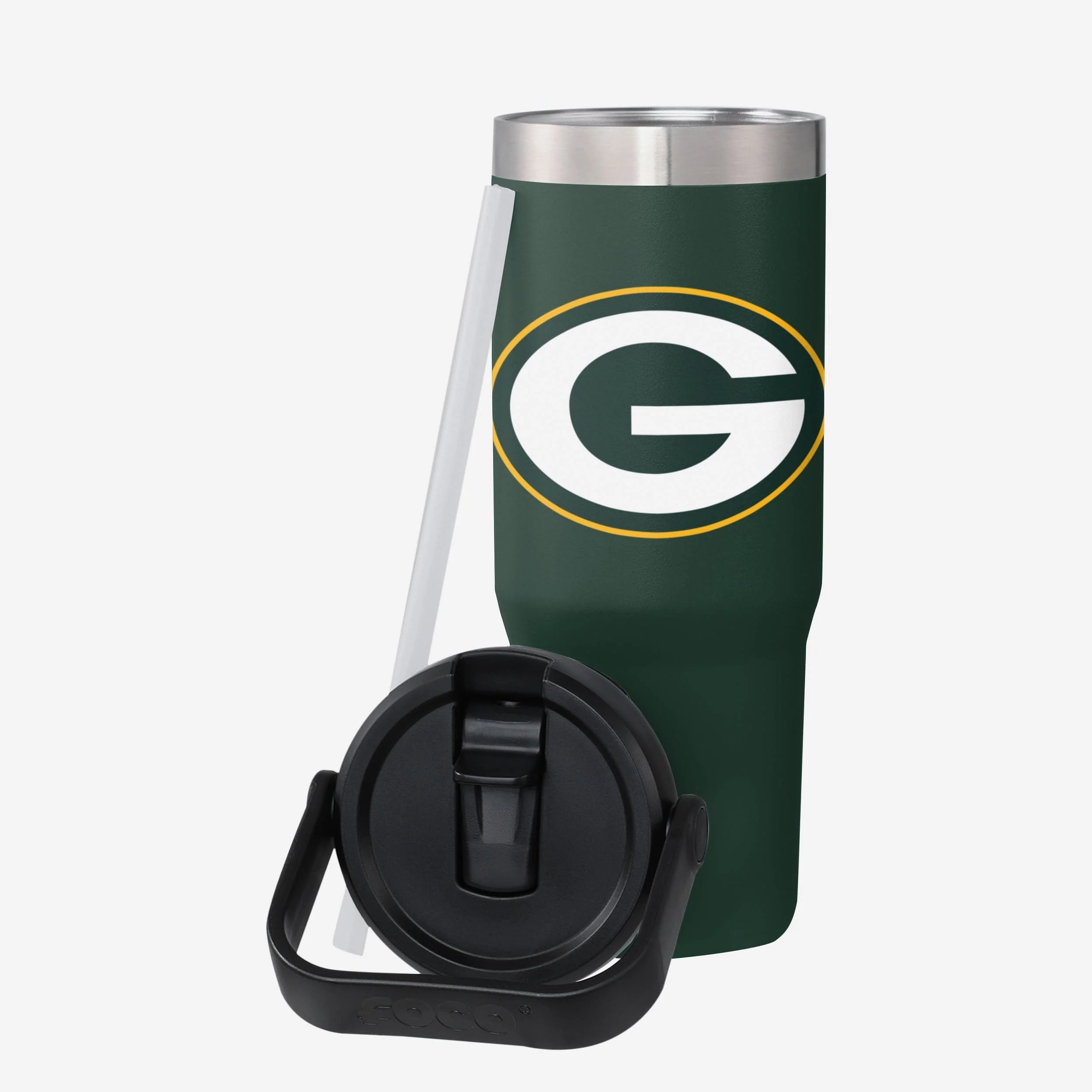 Green Bay Packers 30 oz Straw Tumbler - Image 3