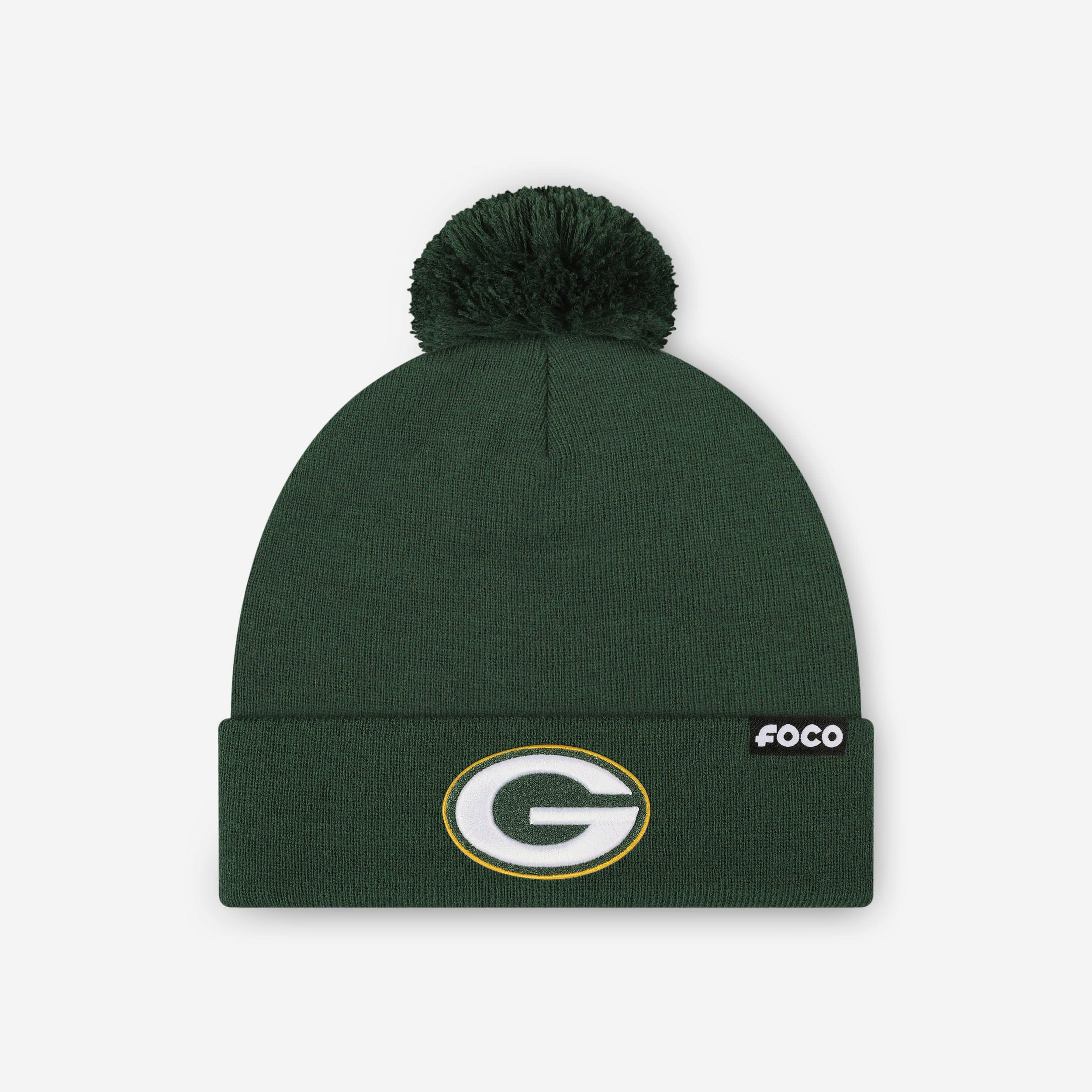 Green Bay Packers Basic Primary Logo Pom Beanie