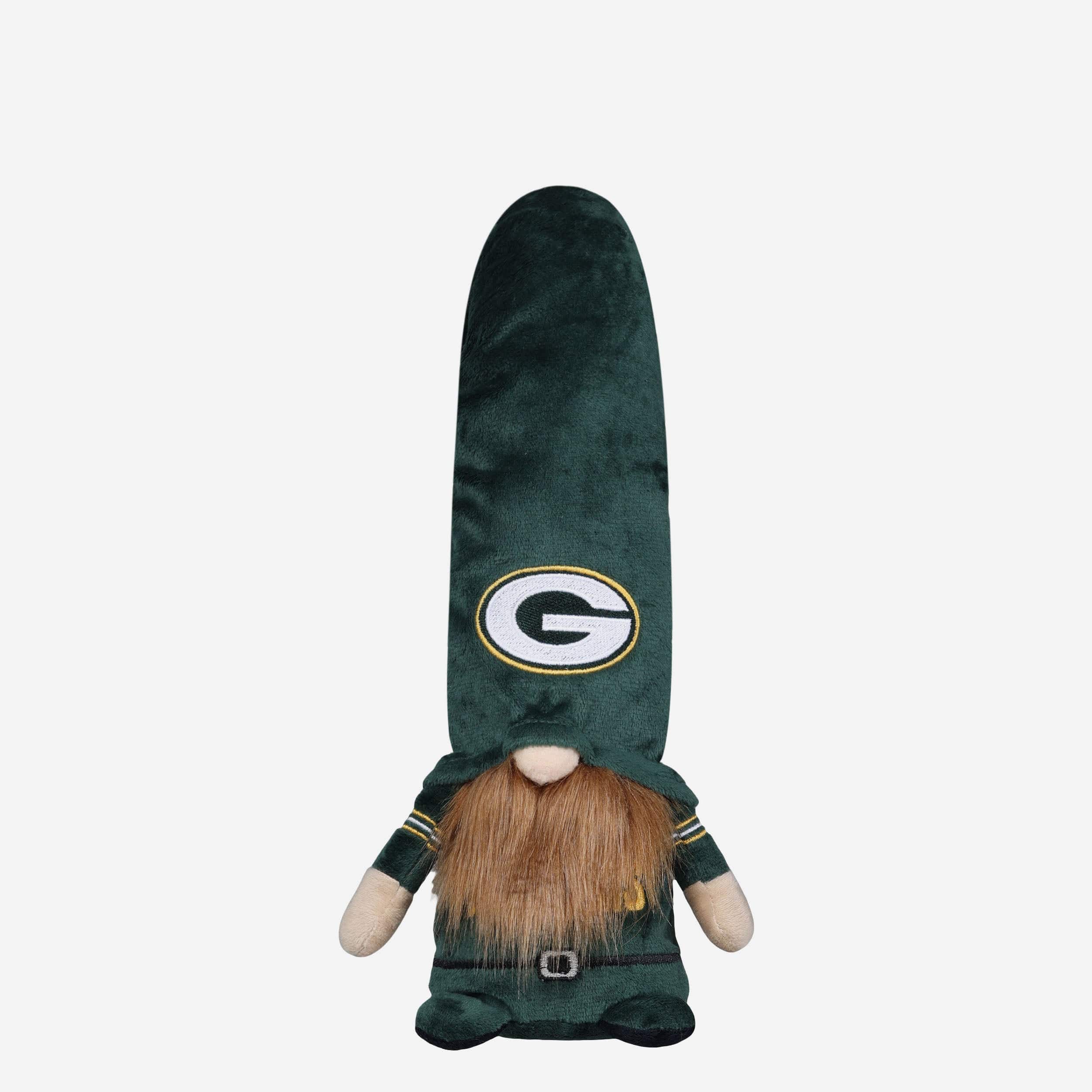Green Bay Packers Bearded Stocking Cap Plush Gnome