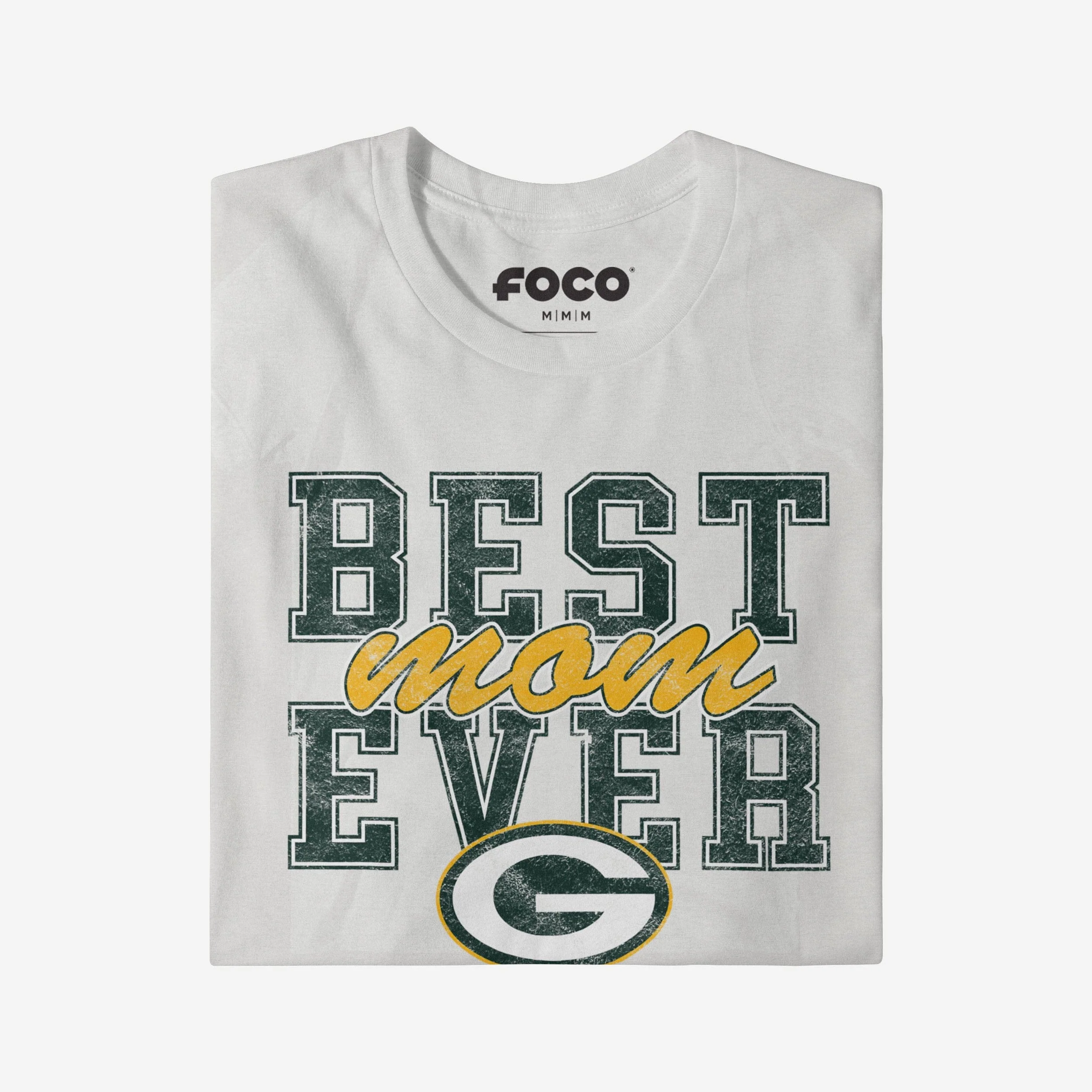 Green Bay Packers Best Mom Ever Stacked T-Shirt - Image 3