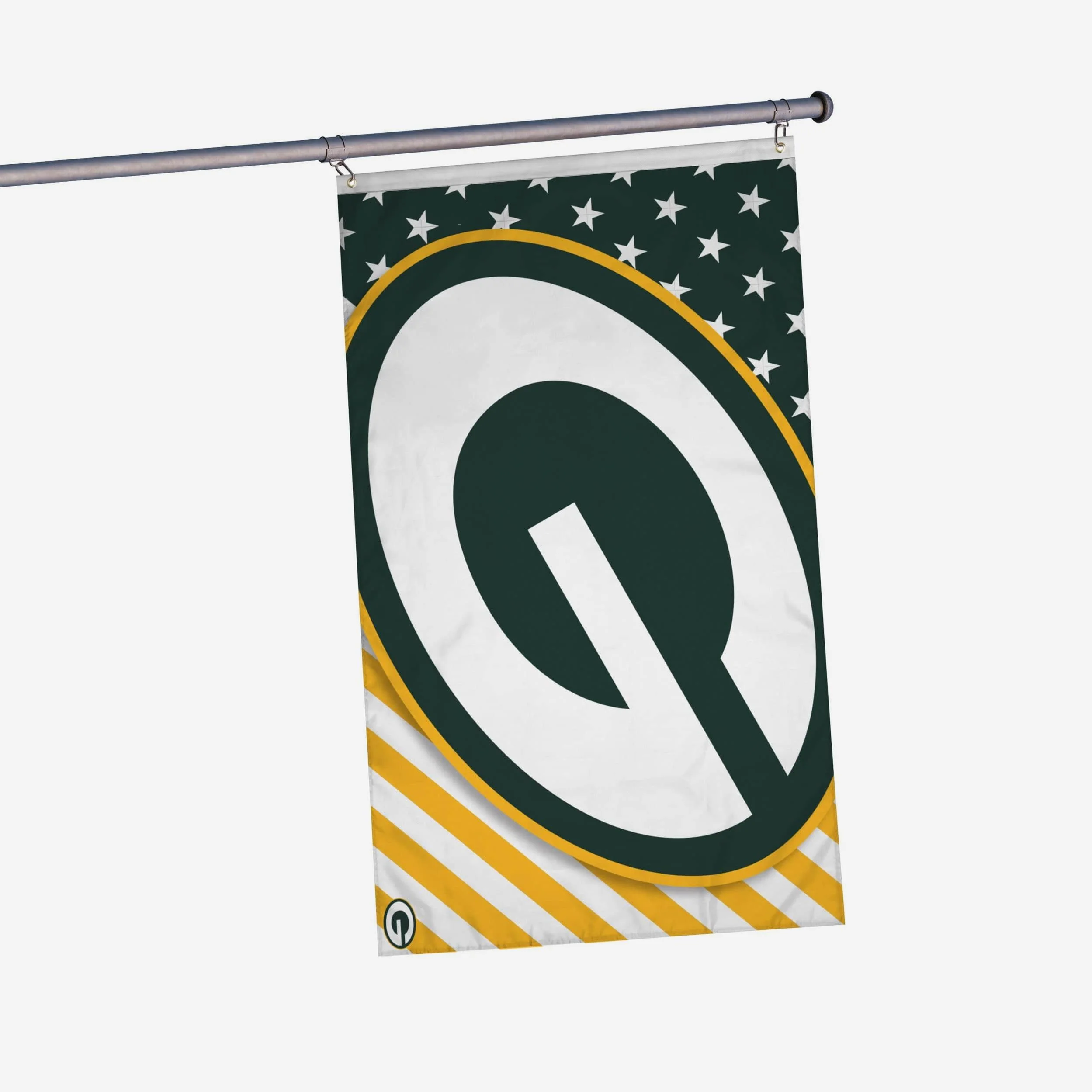 Green Bay Packers Big Logo Americana Horizontal Flag