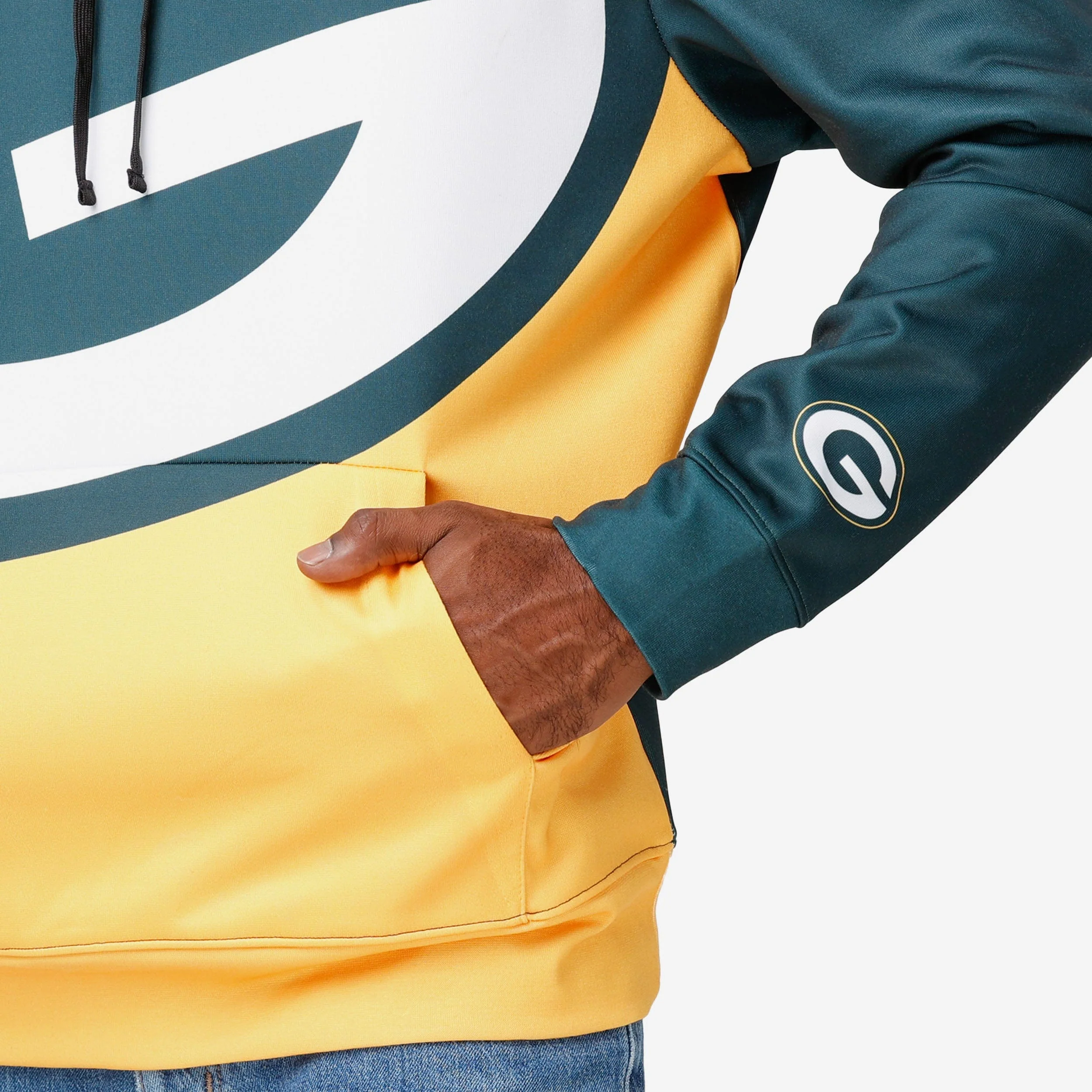 Green Bay Packers Bold Logo Hoodie - Image 3