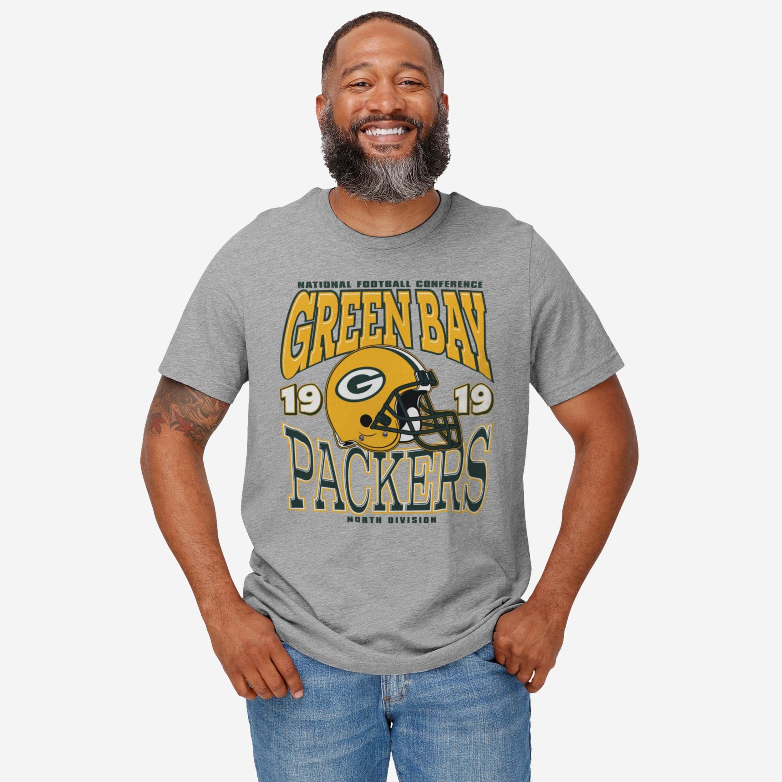 Green Bay Packers Classic Team Helmet T-Shirt - Image 2