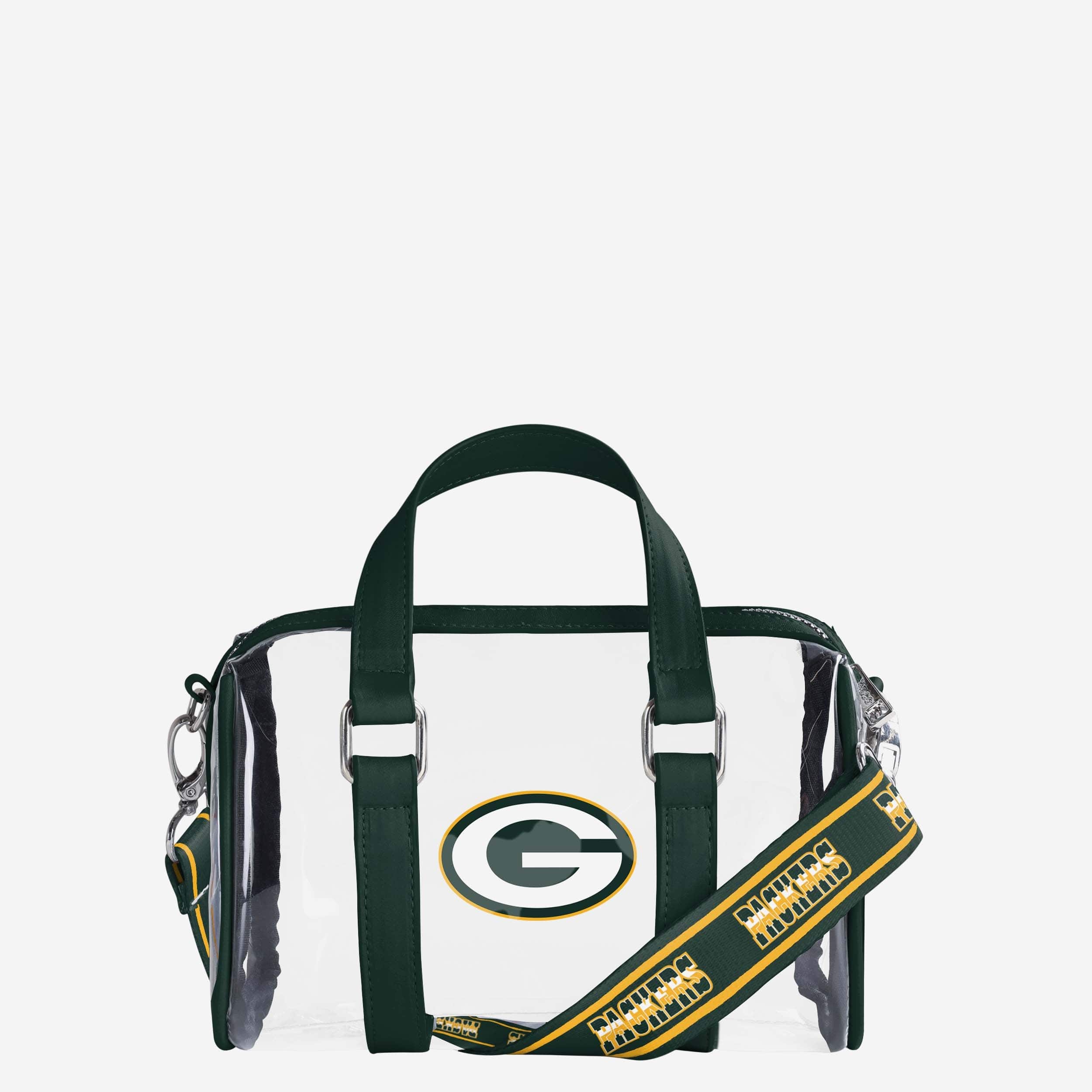 Green Bay Packers Clear Barrel Bag