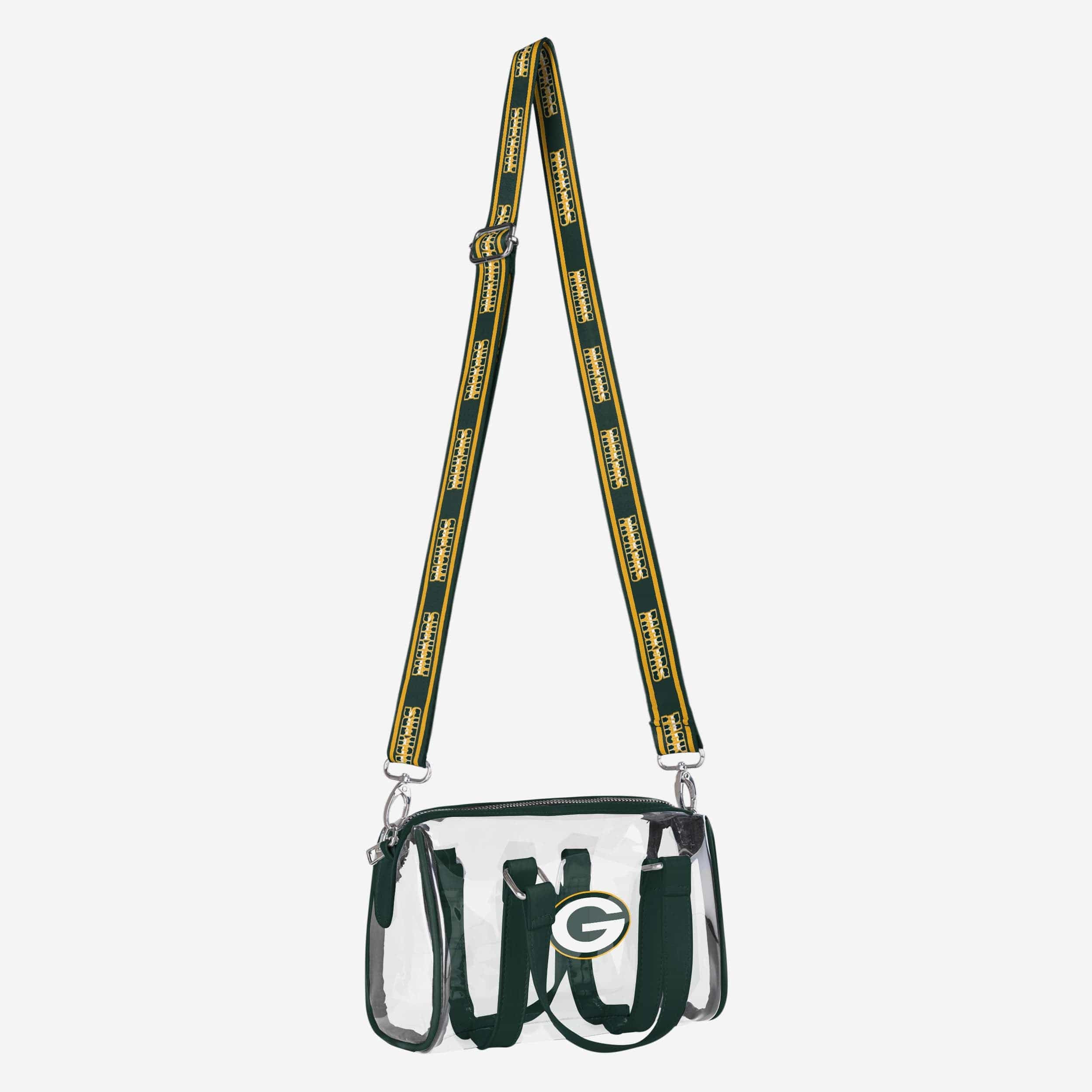 Green Bay Packers Clear Barrel Bag - Image 2