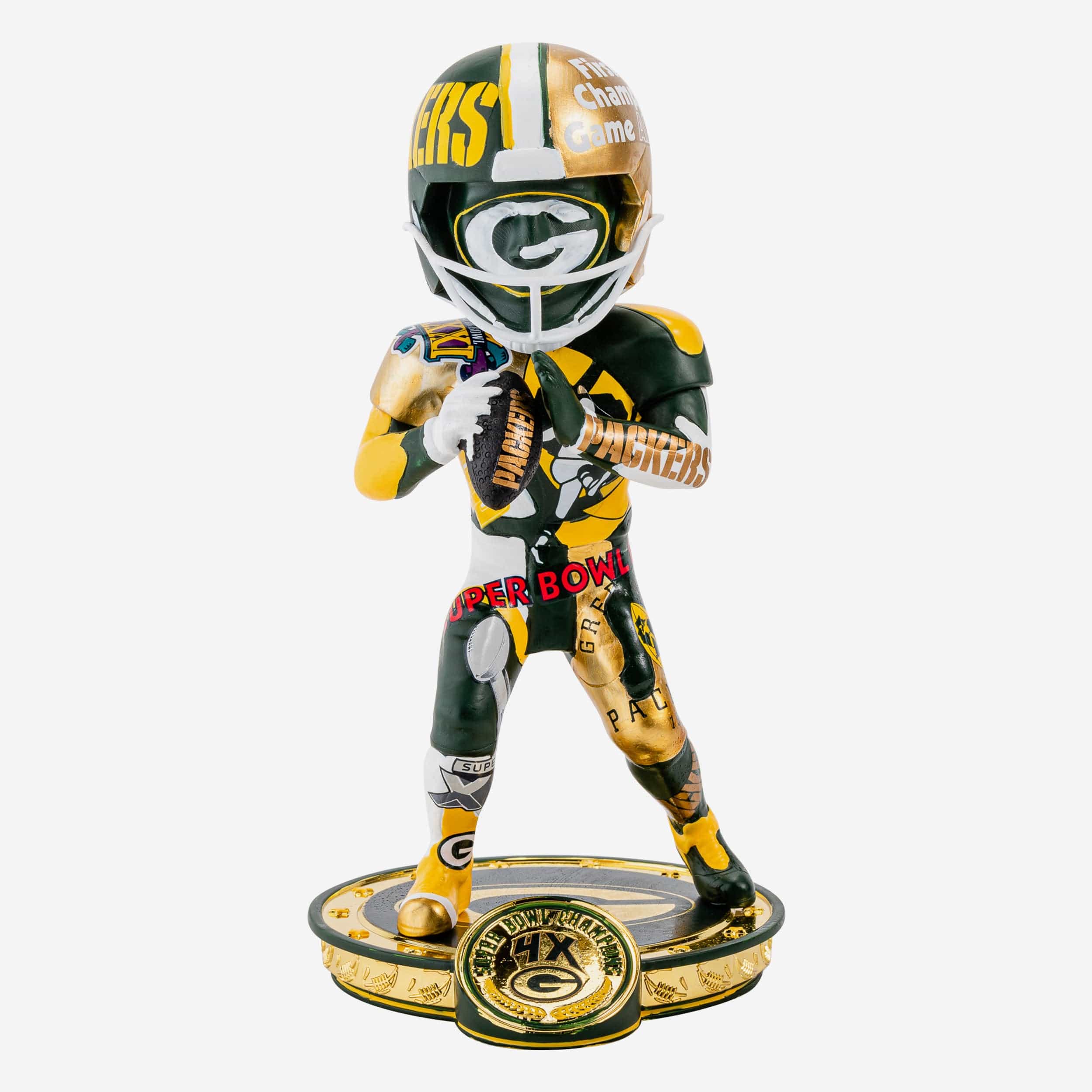 Green Bay Packers Commemorative Super Bowl Bobblehead