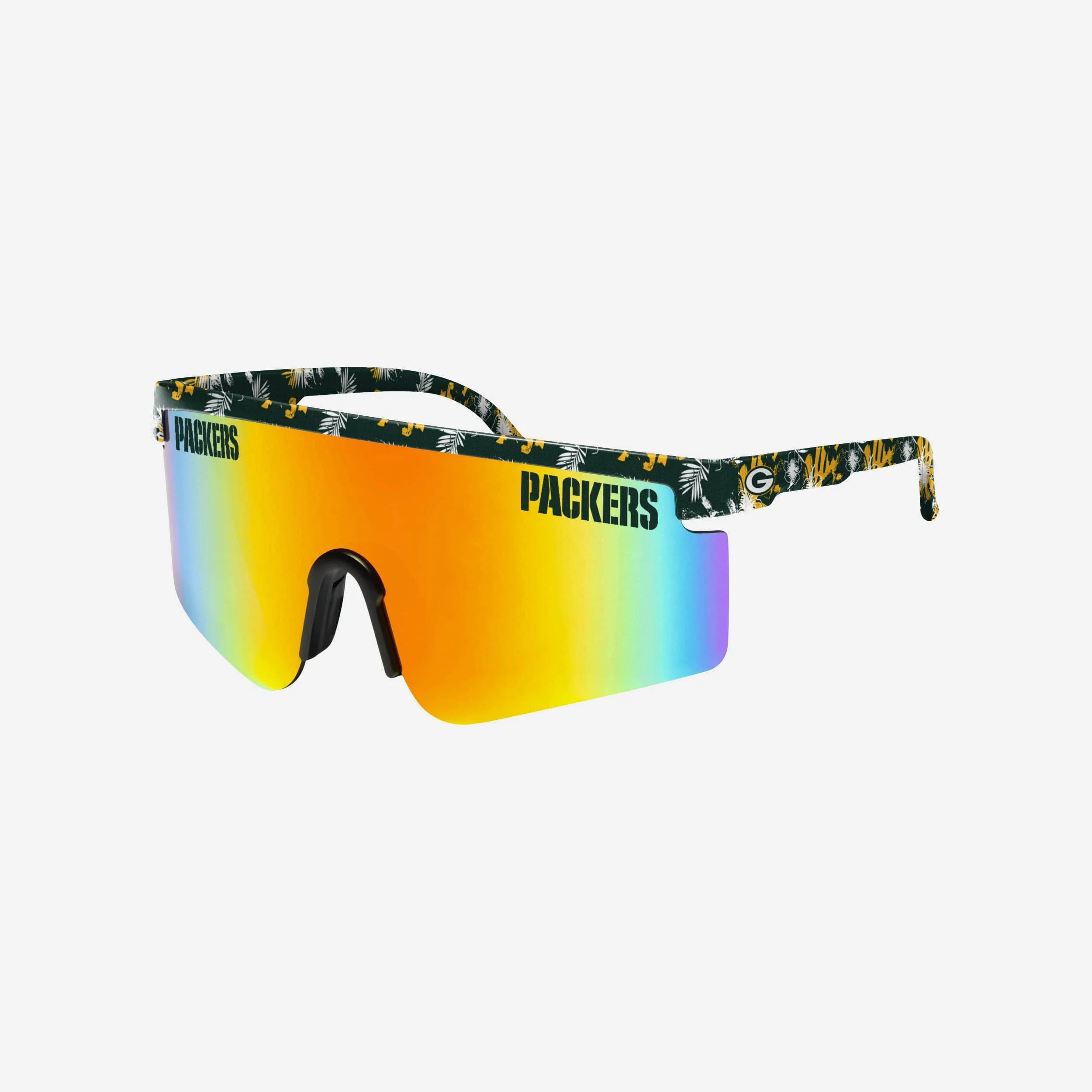 Green Bay Packers Floral Large Frame Sunglasses