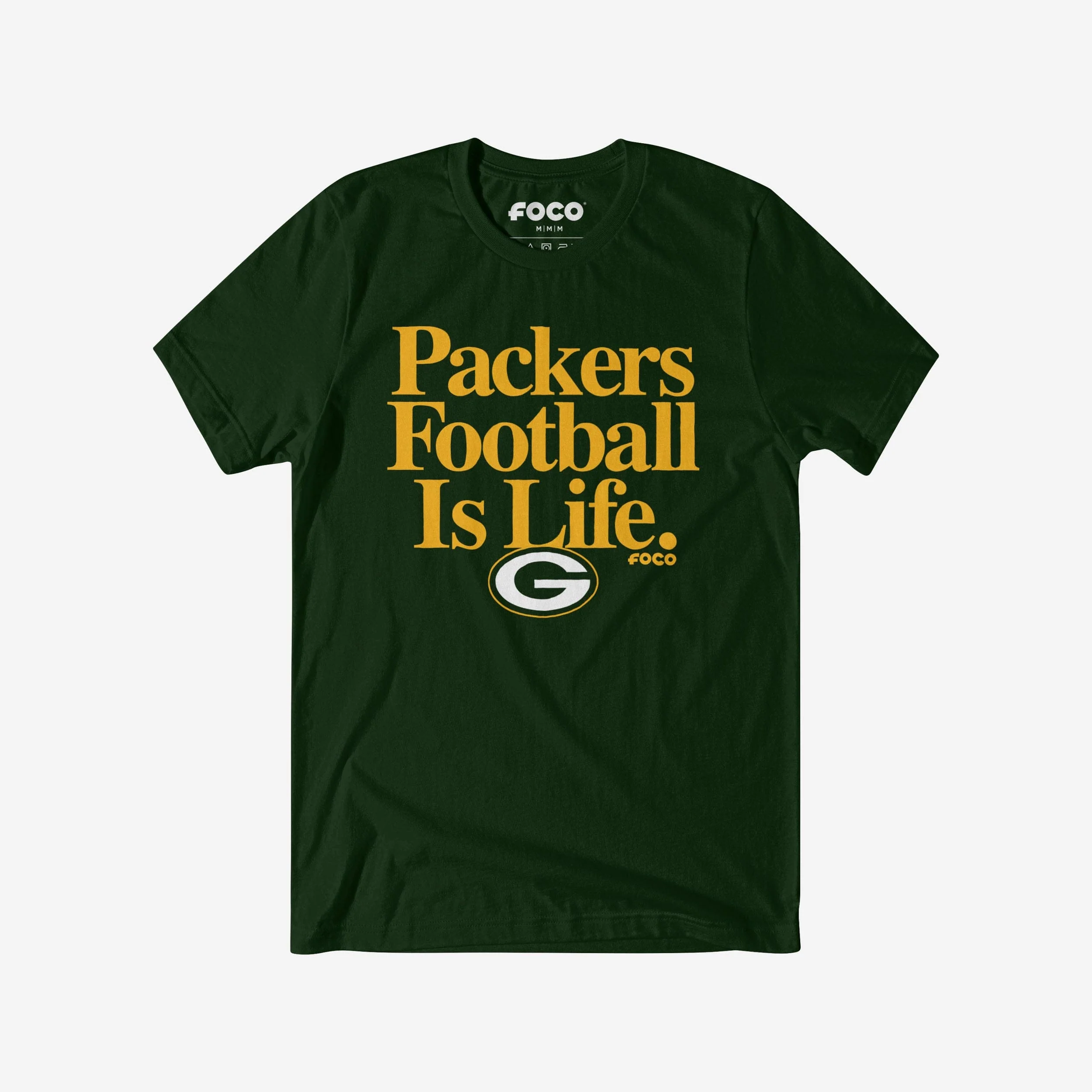 Green Bay Packers Football is Life T-Shirt
