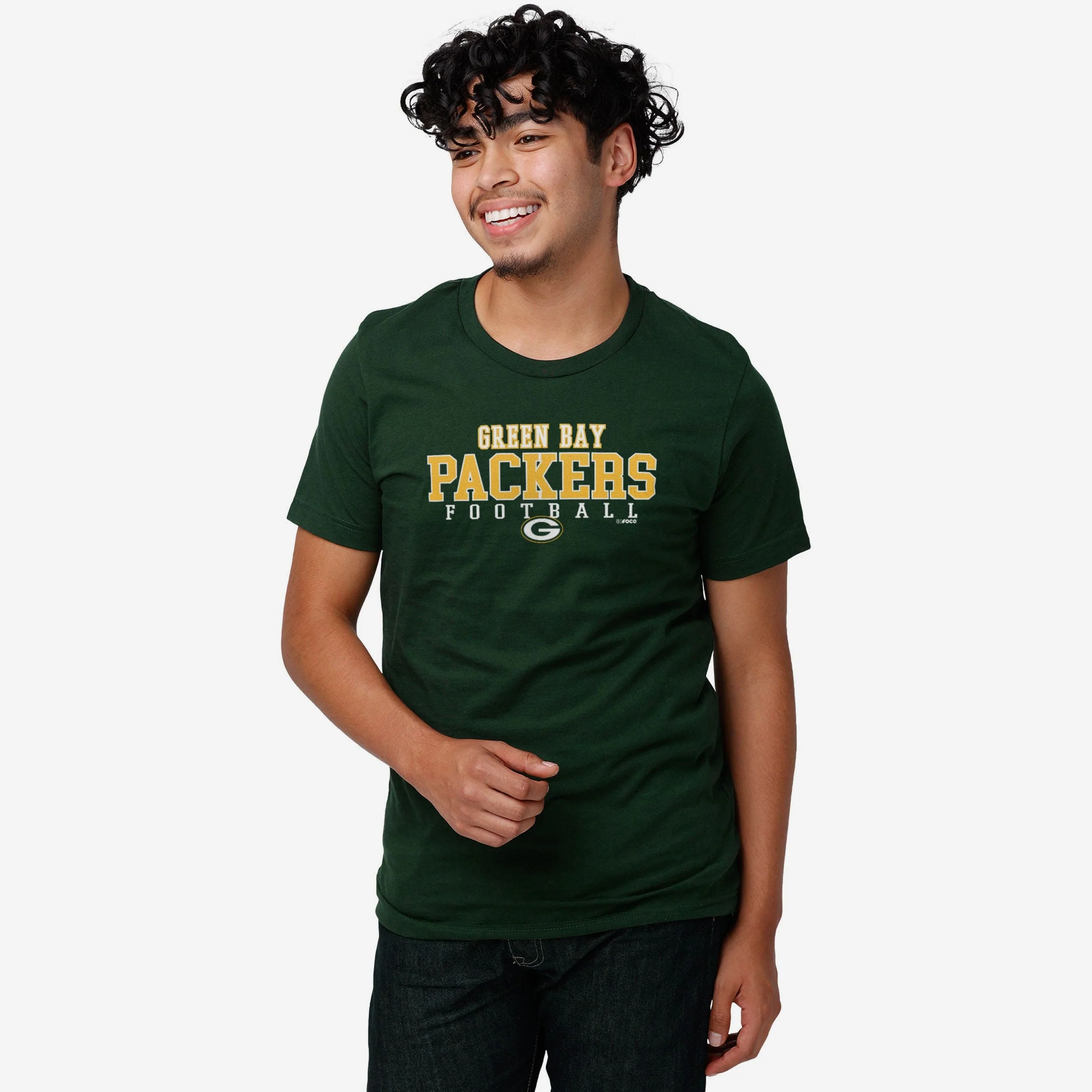 Green Bay Packers Football Wordmark T-Shirt - Image 2