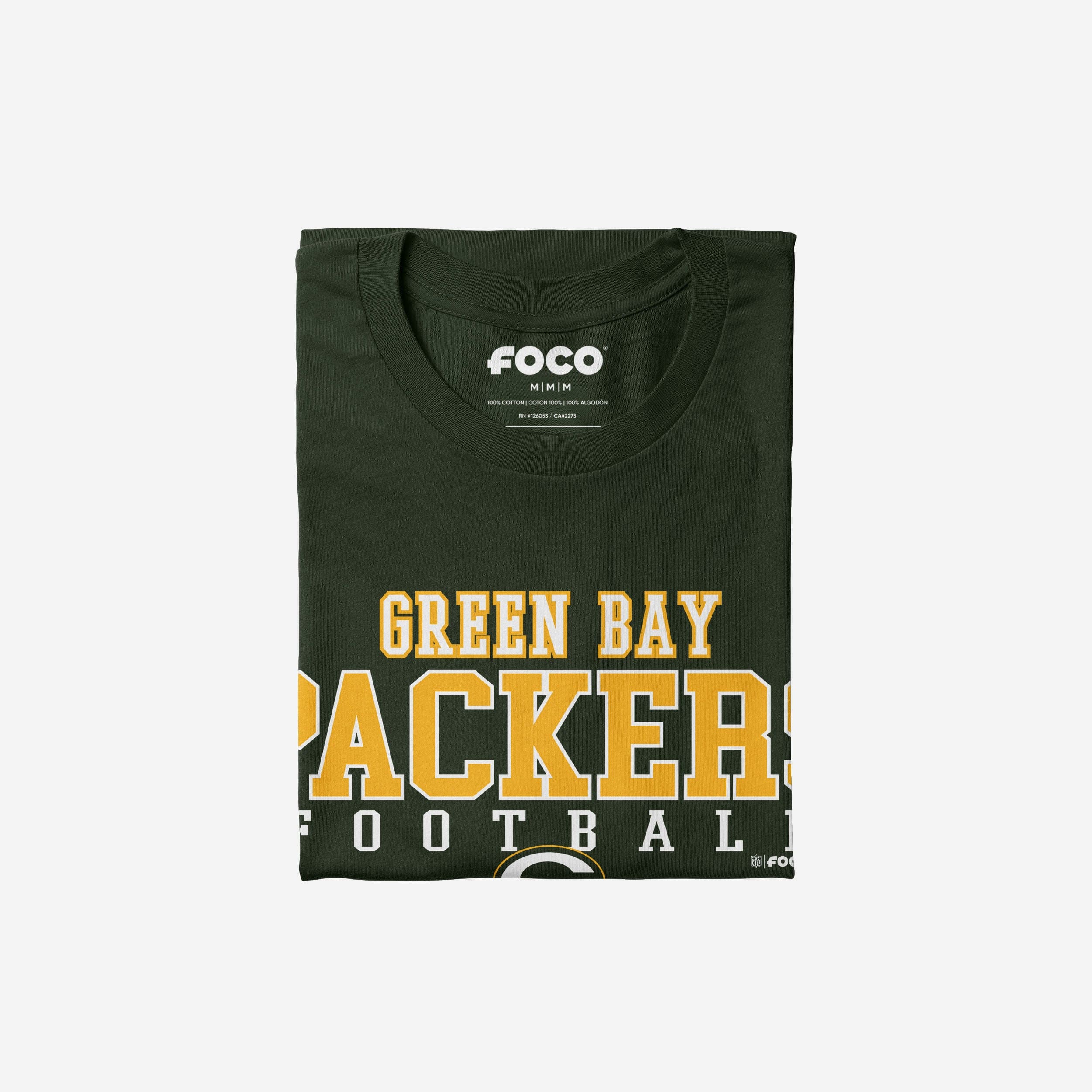Green Bay Packers Football Wordmark T-Shirt - Image 4