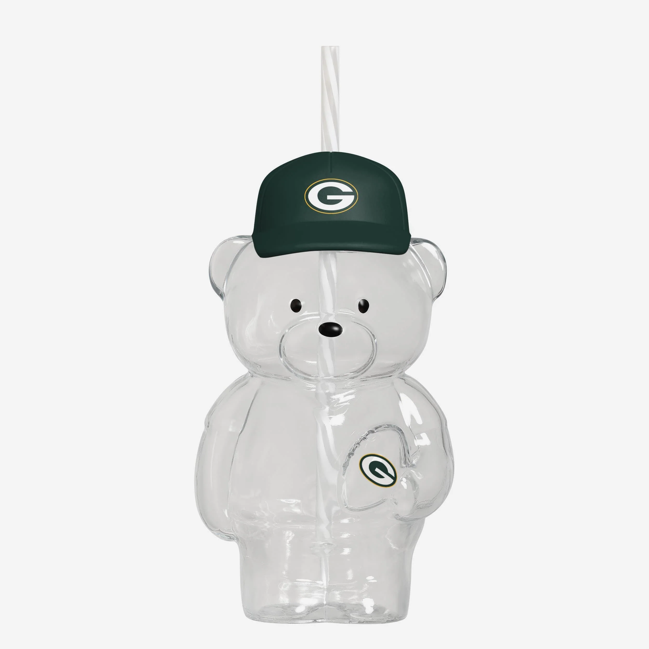 Green Bay Packers Glass Bear Tumbler