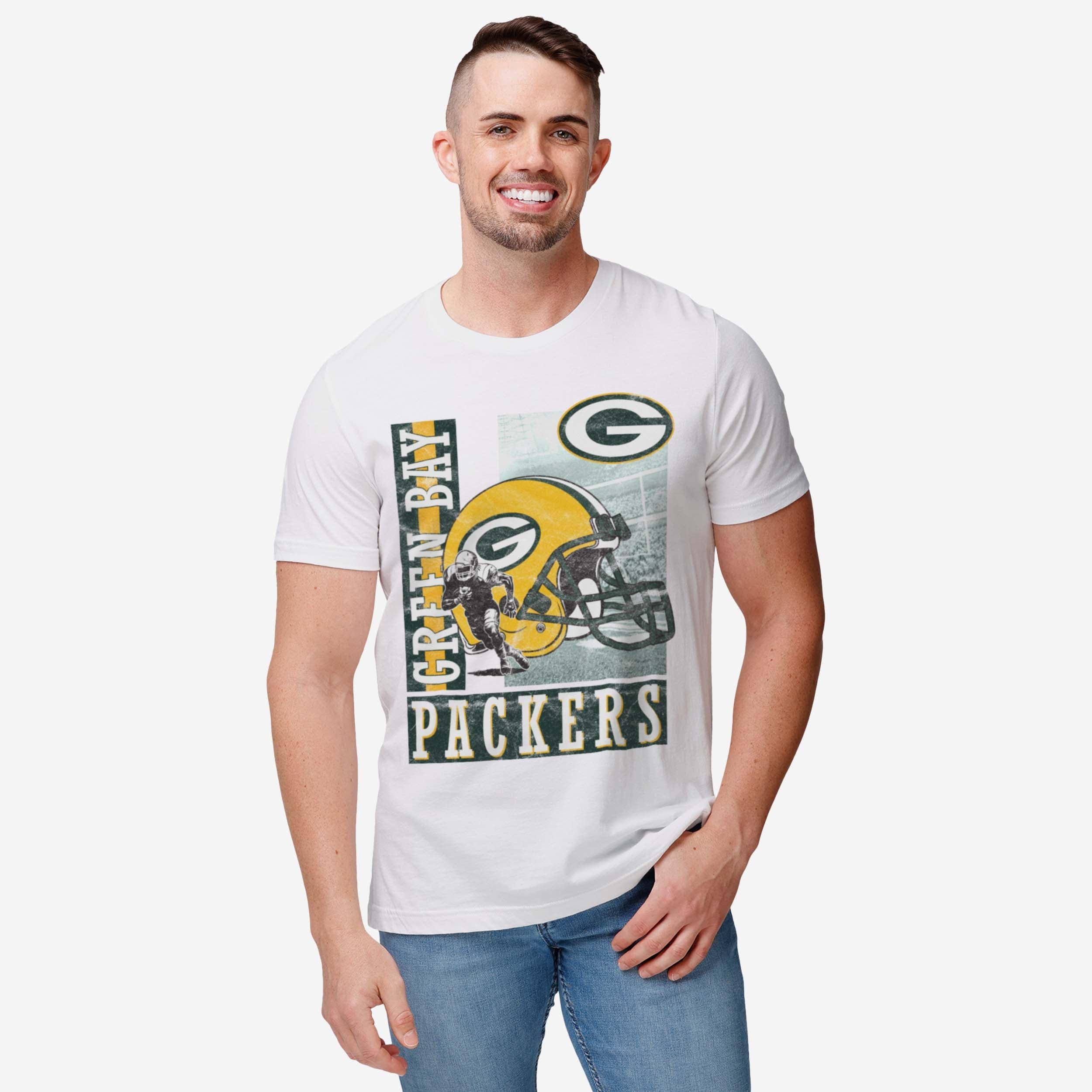 Green Bay Packers Helmet Dash T-Shirt - Image 2