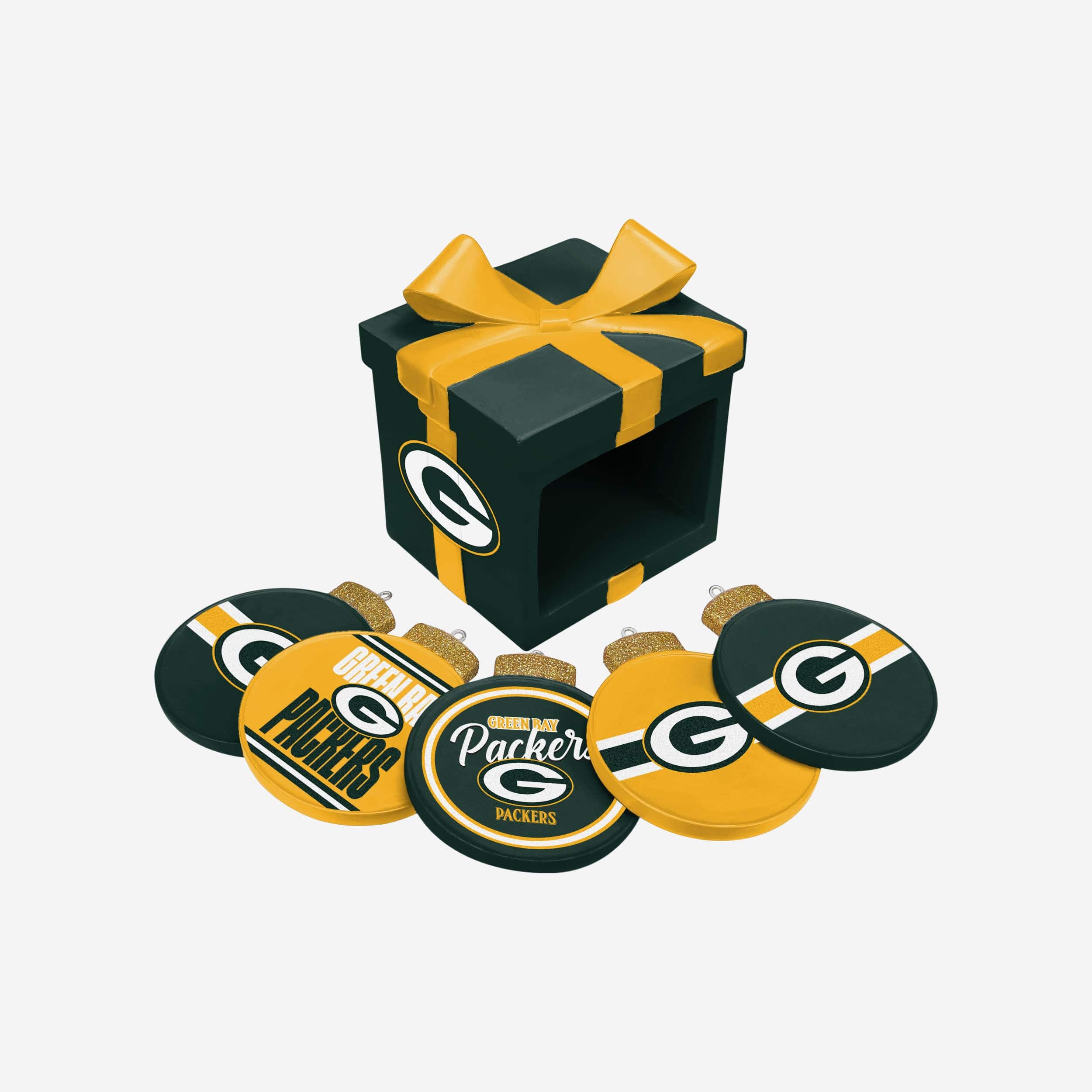 Green Bay Packers Holiday 5 Pack Coaster Set - Image 3
