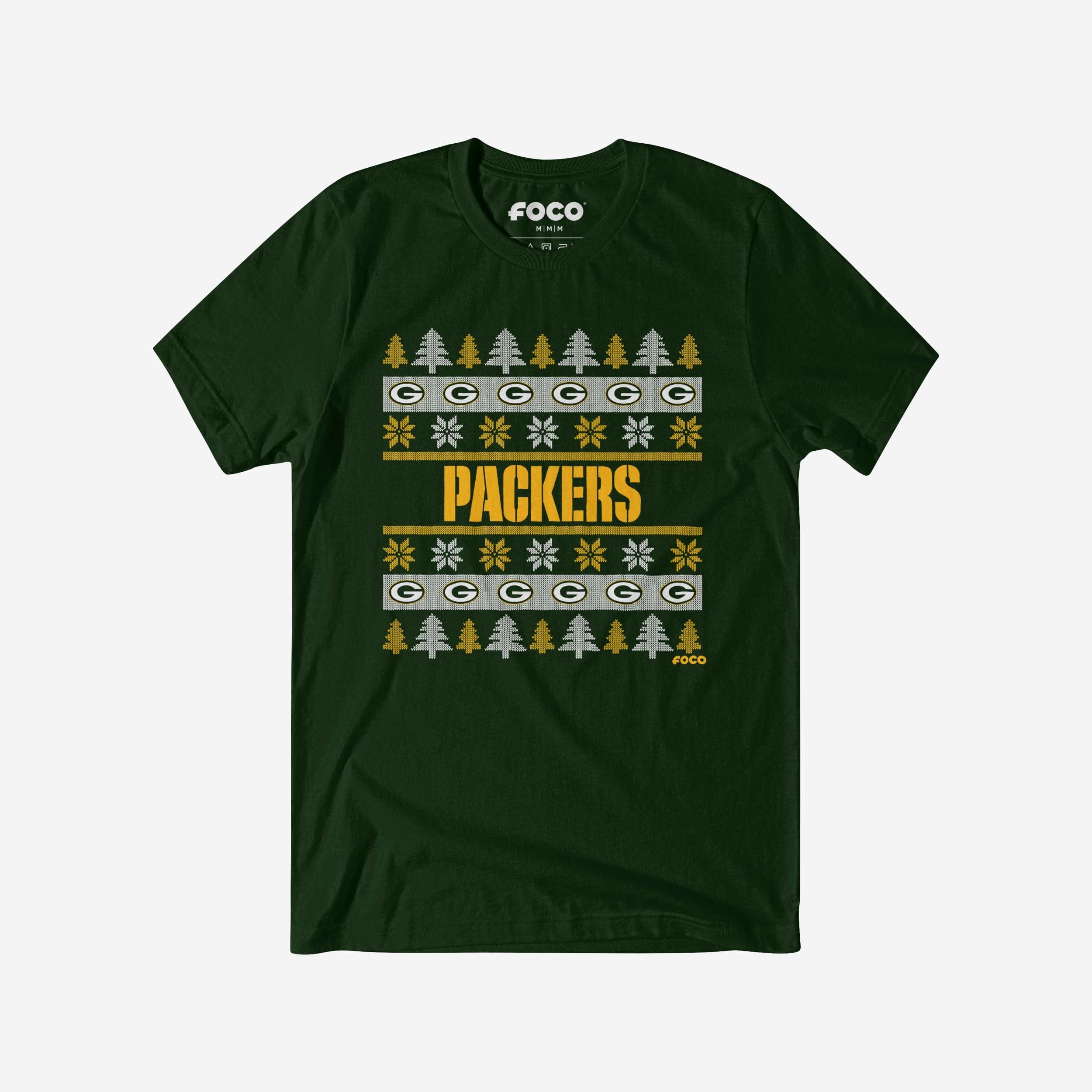 Green Bay Packers Holiday Sweater T-Shirt