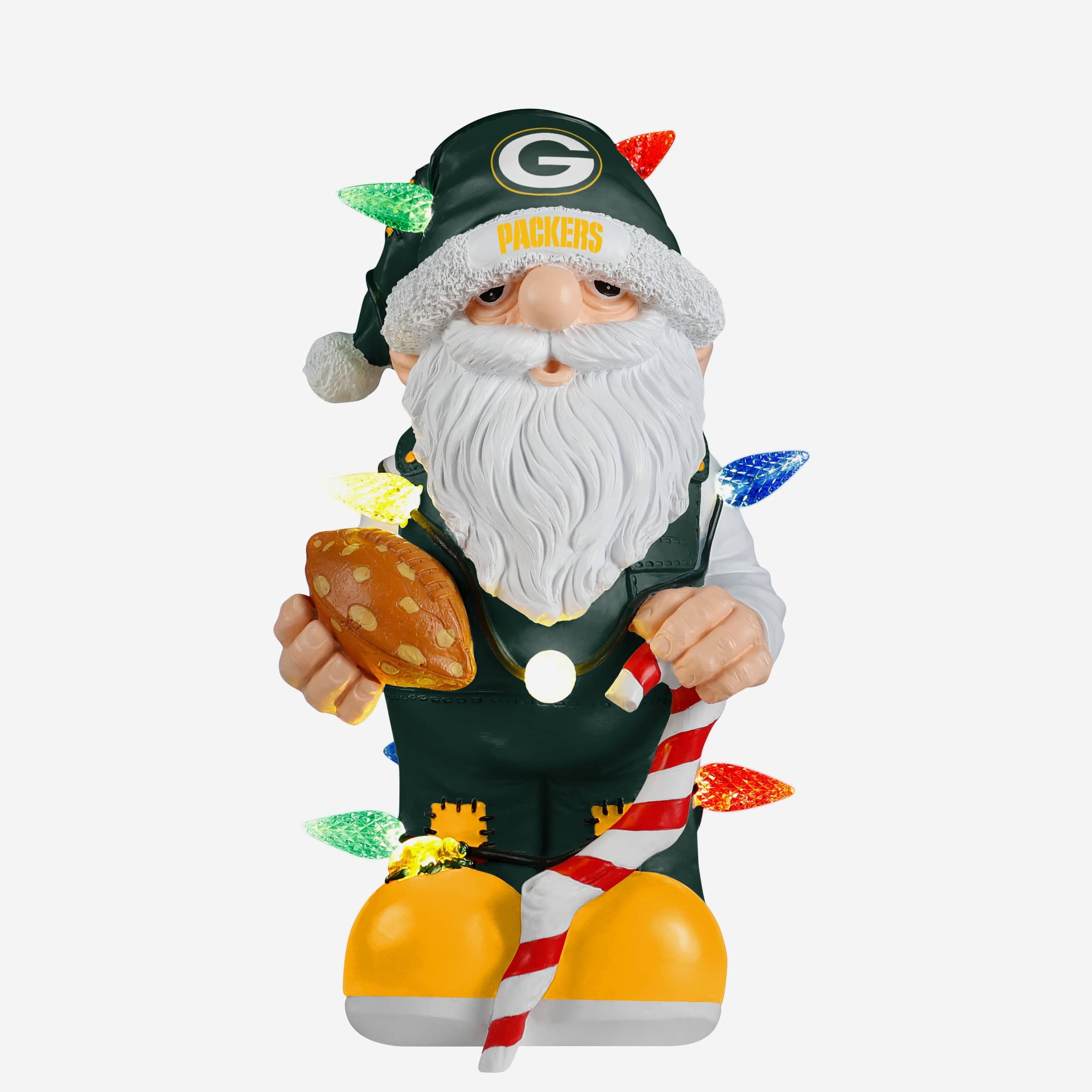 Green Bay Packers Light Up Holiday Gnome