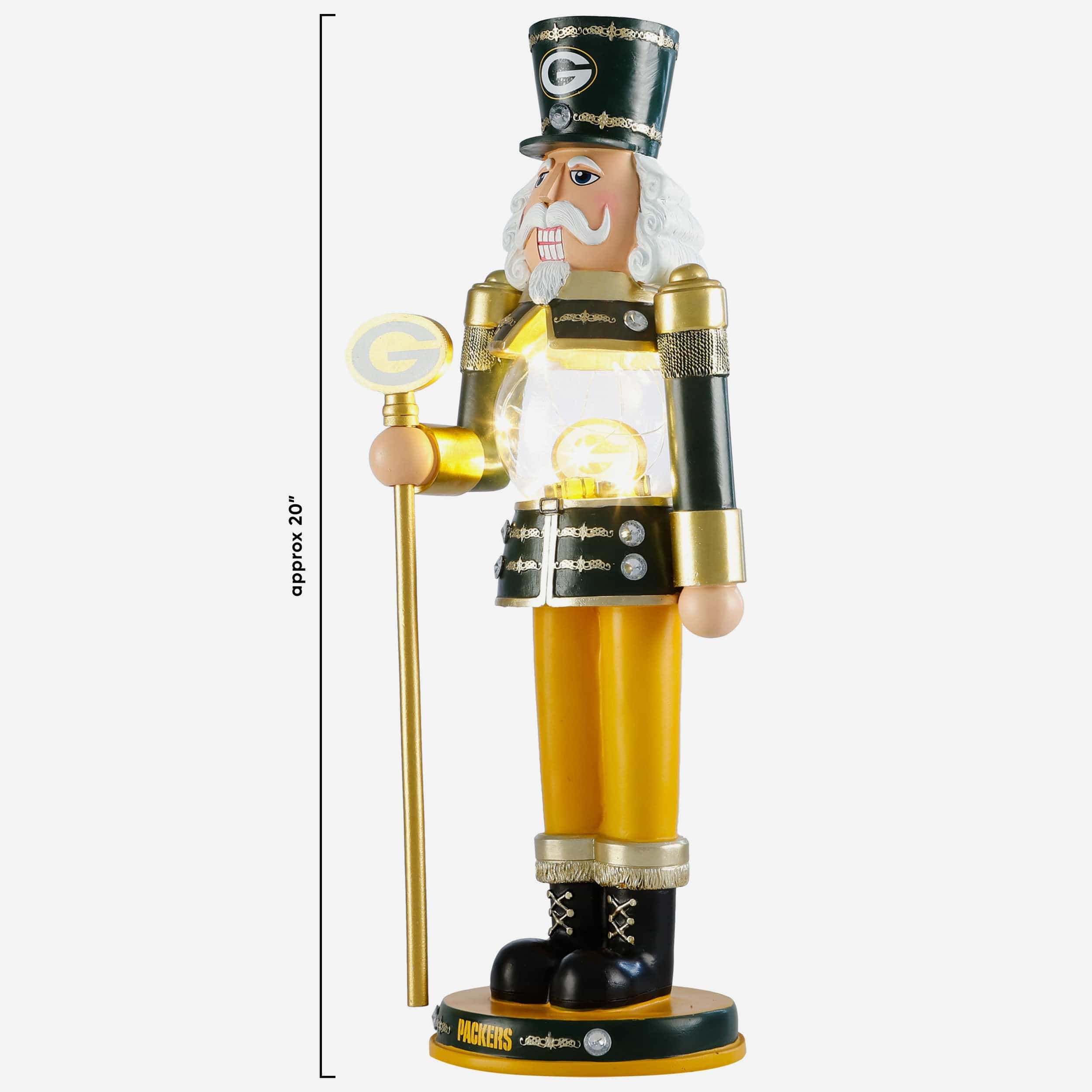 Green Bay Packers Light Up Nutcracker - Image 3