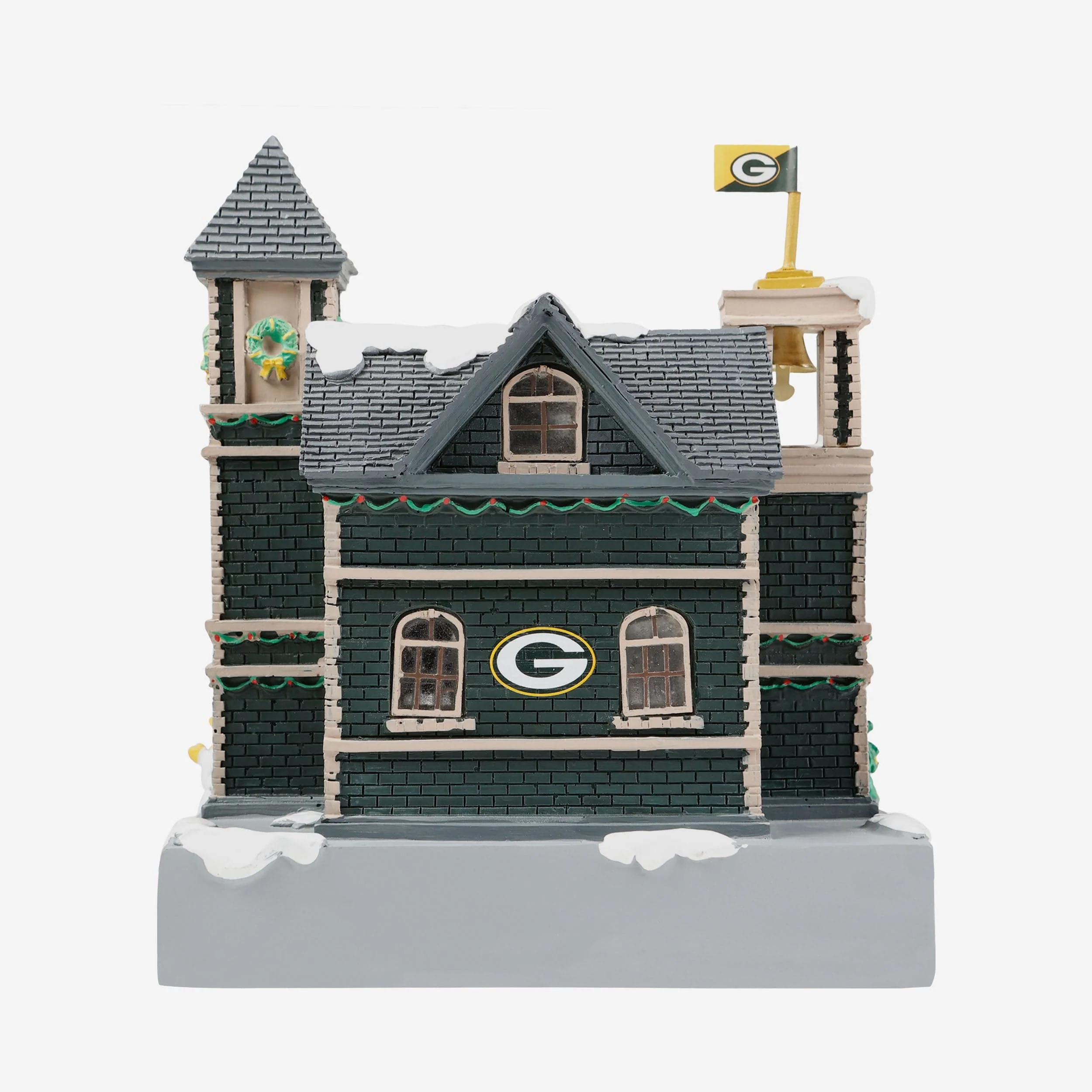 Green Bay Packers Light Up Resin Team Firehouse - Image 5