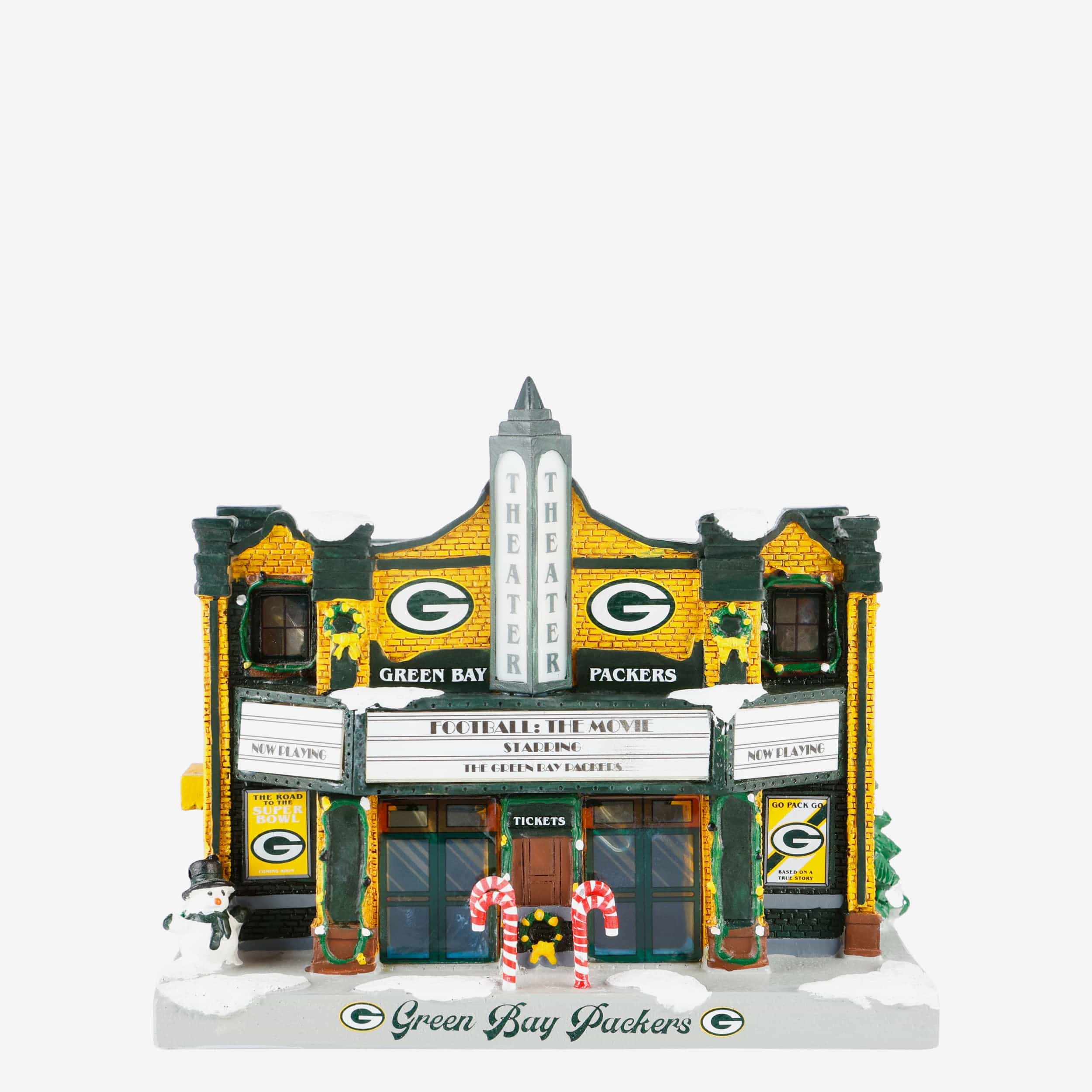 Green Bay Packers Light Up Resin Team Theater