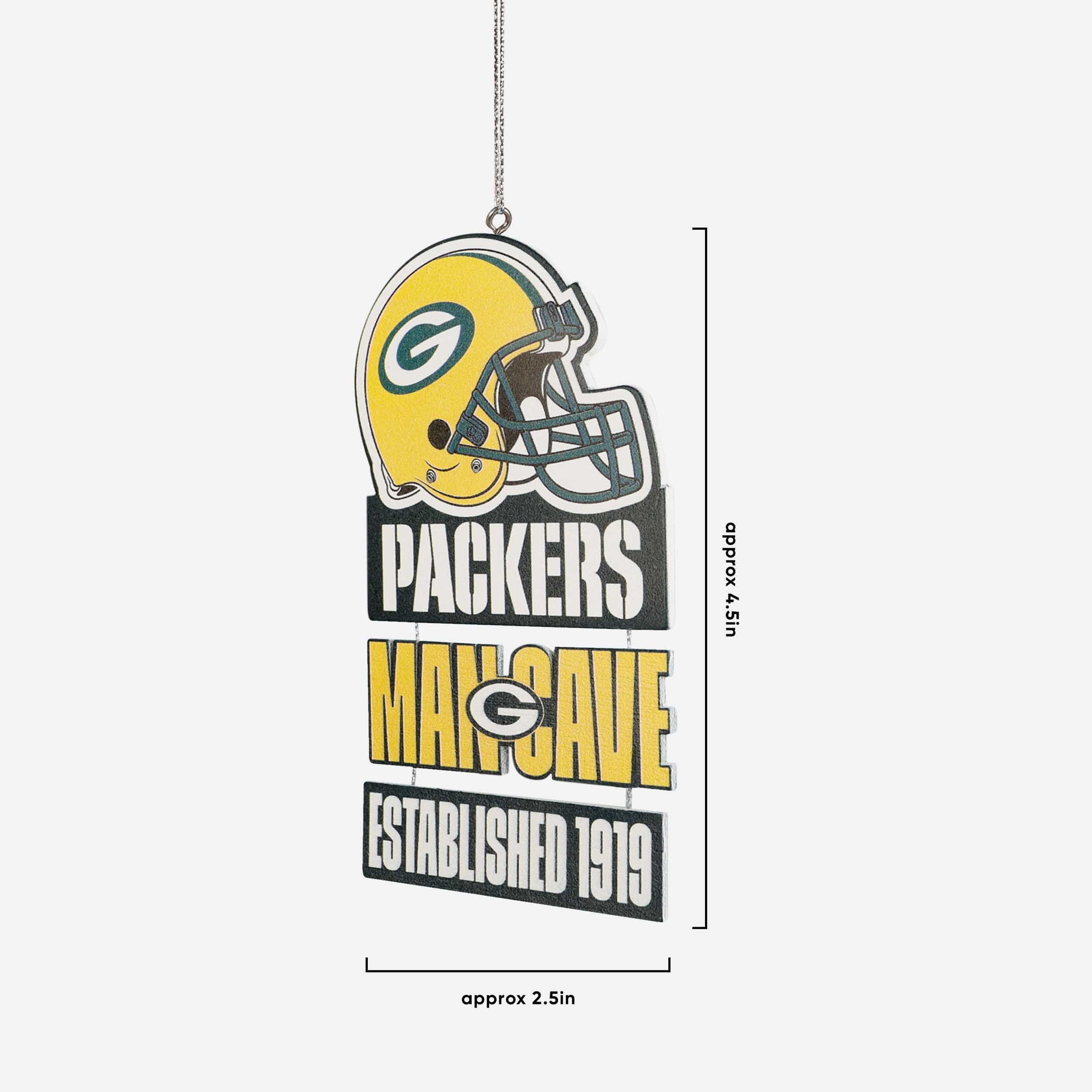 Green Bay Packers Mancave Sign Ornament - Image 2