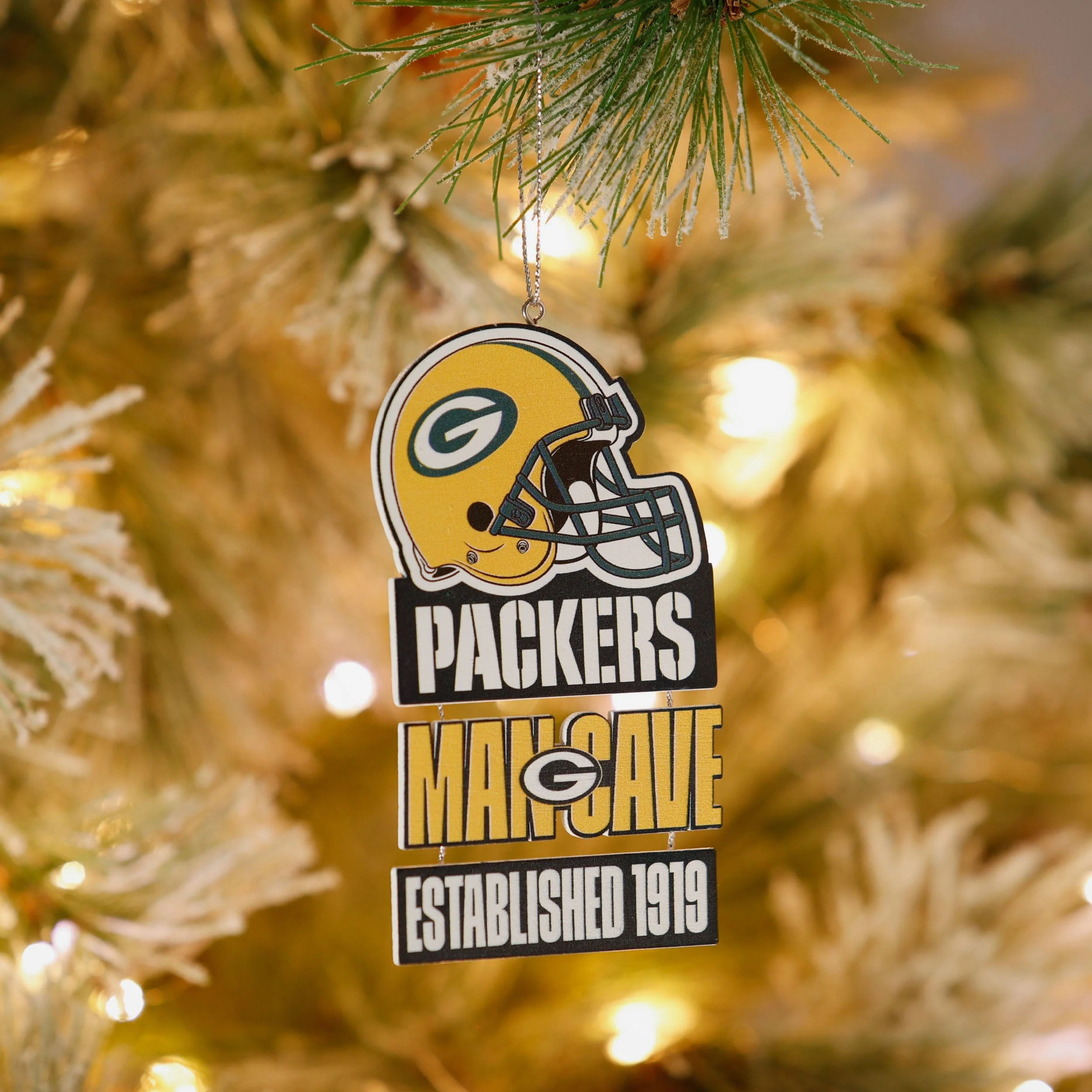 Green Bay Packers Mancave Sign Ornament - Image 3