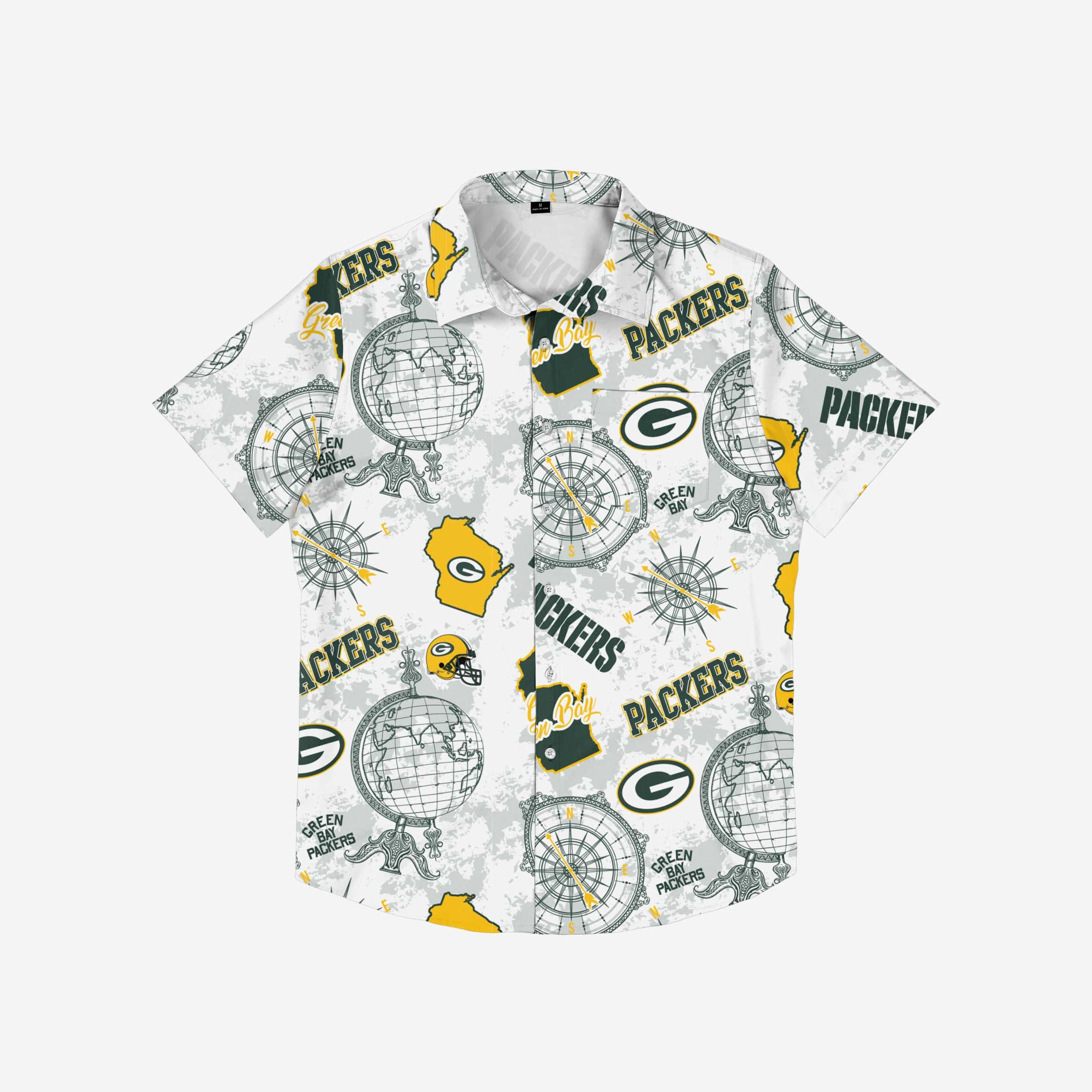 Green Bay Packers Mercader Button Up Shirt - Image 3