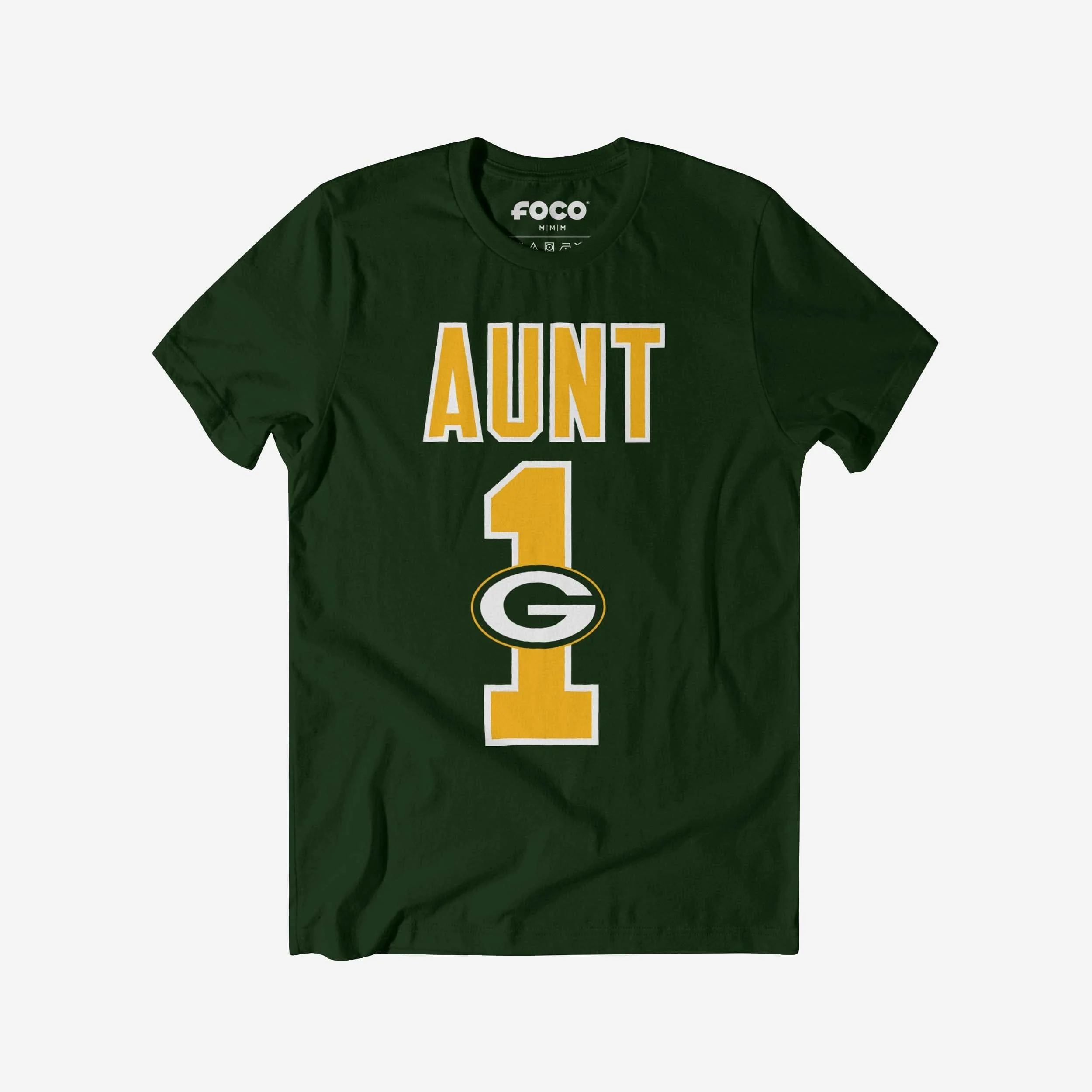 Green Bay Packers Number 1 Aunt T-Shirt