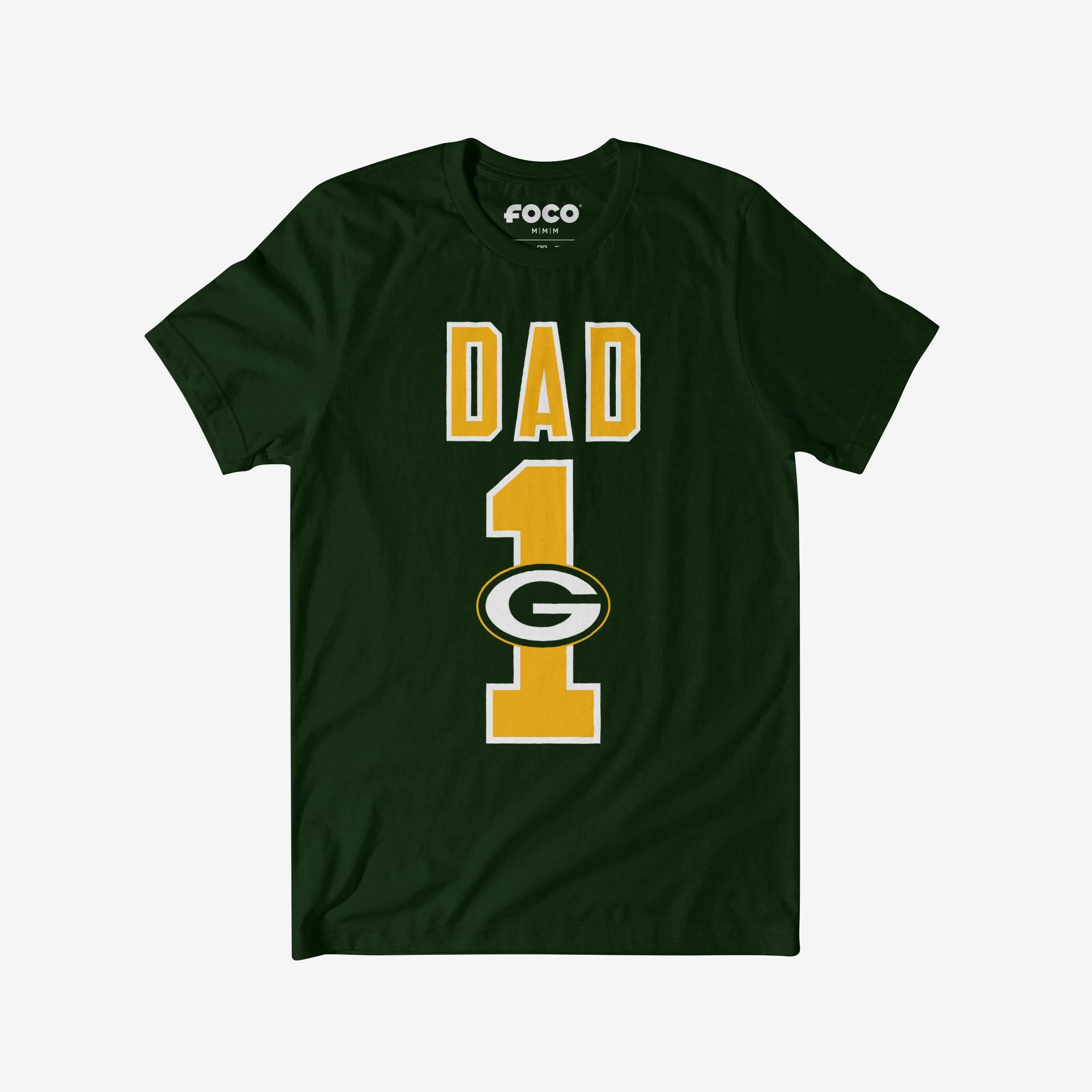 Green Bay Packers Number 1 Dad T-Shirt