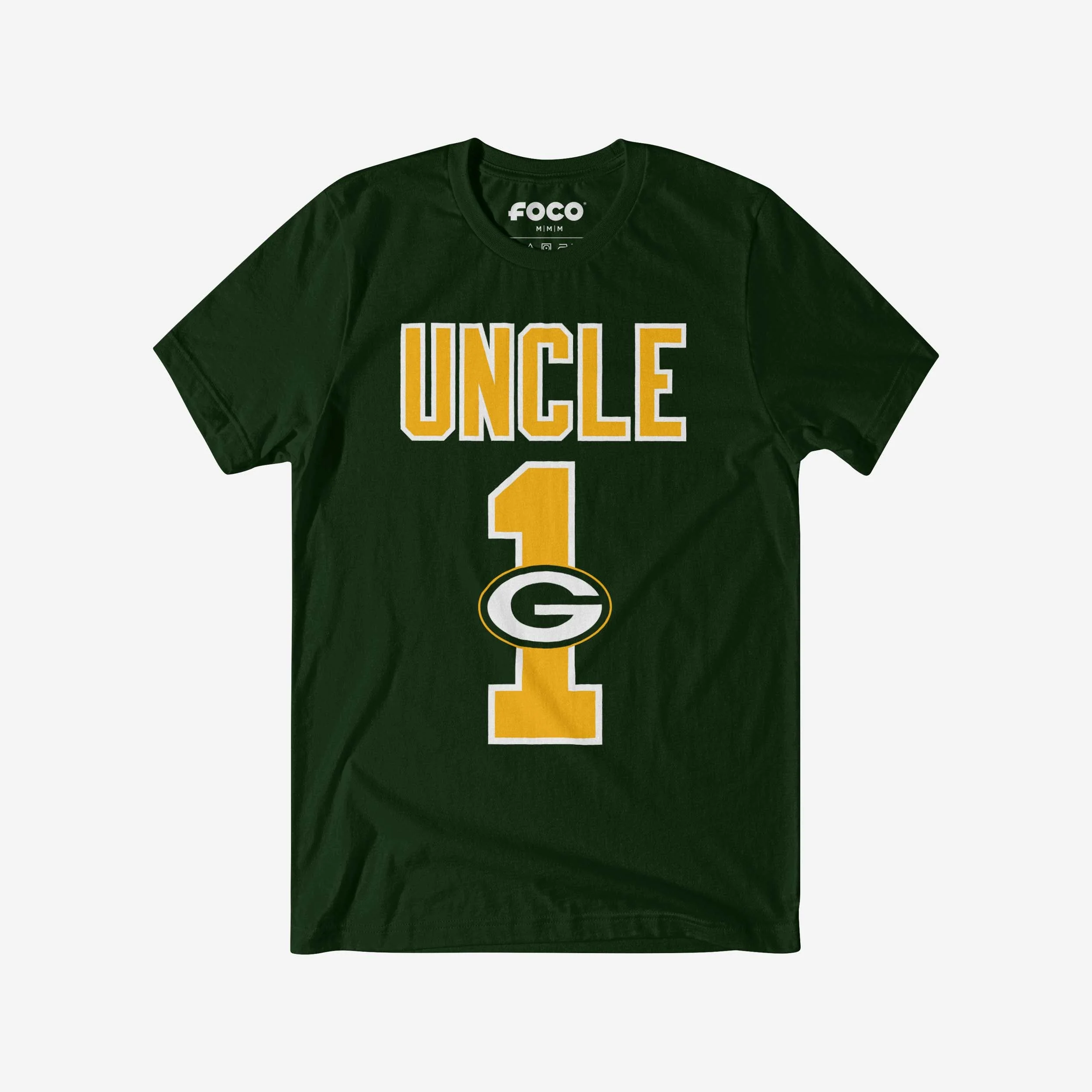 Green Bay Packers Number 1 Uncle T-Shirt